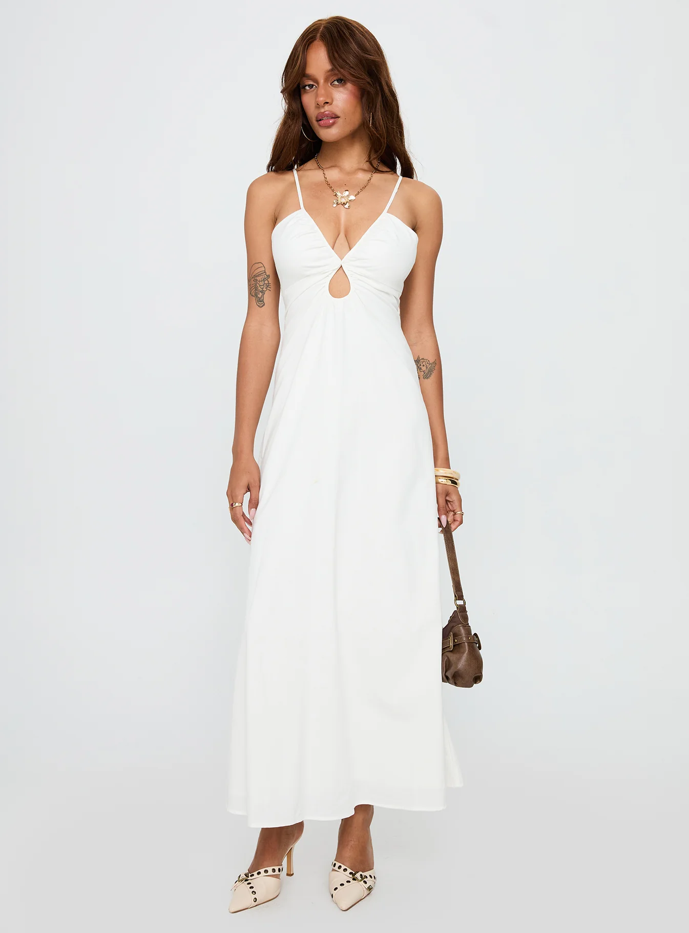 Harkonnen Maxi Dress White