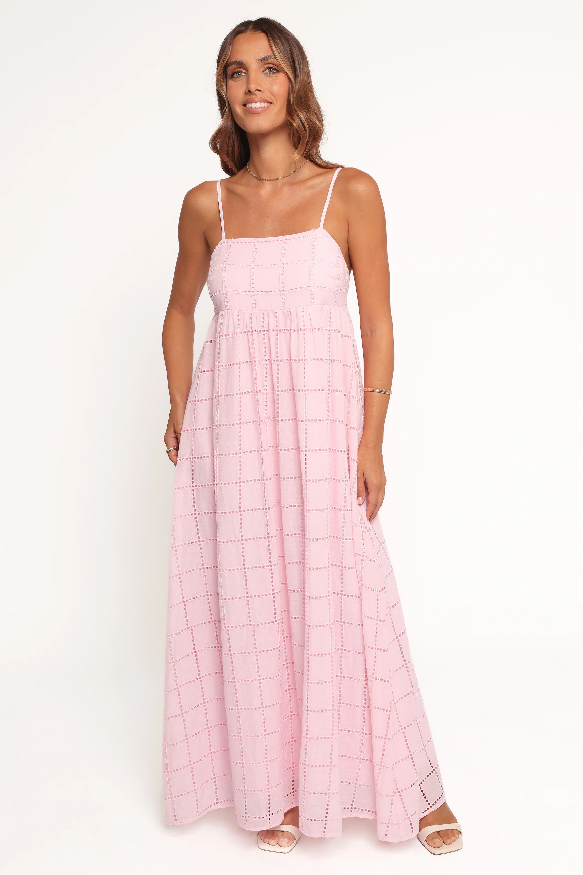 Alyah Maxi Dress - Pale Pink