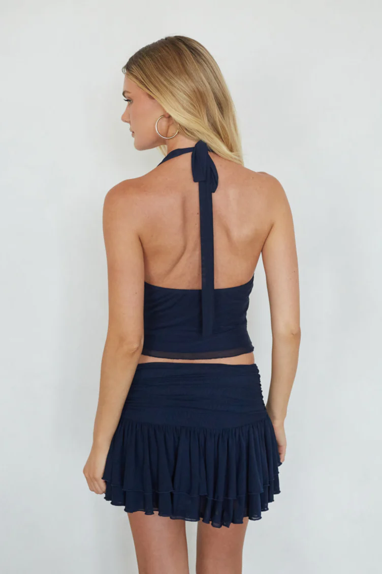 Alexi Mesh Halter Top