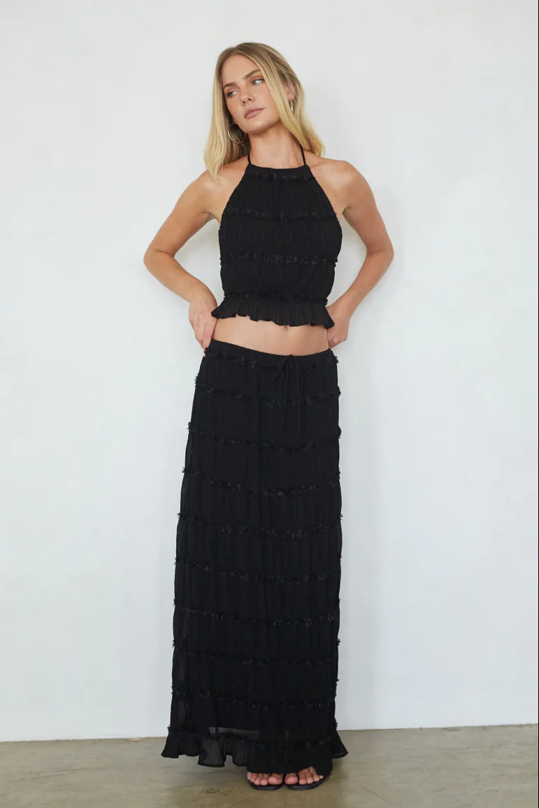 Kehlani Ruched Halter Top