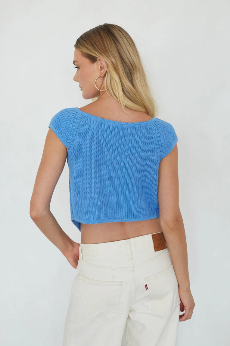 Bettina Front Tie Knit Top