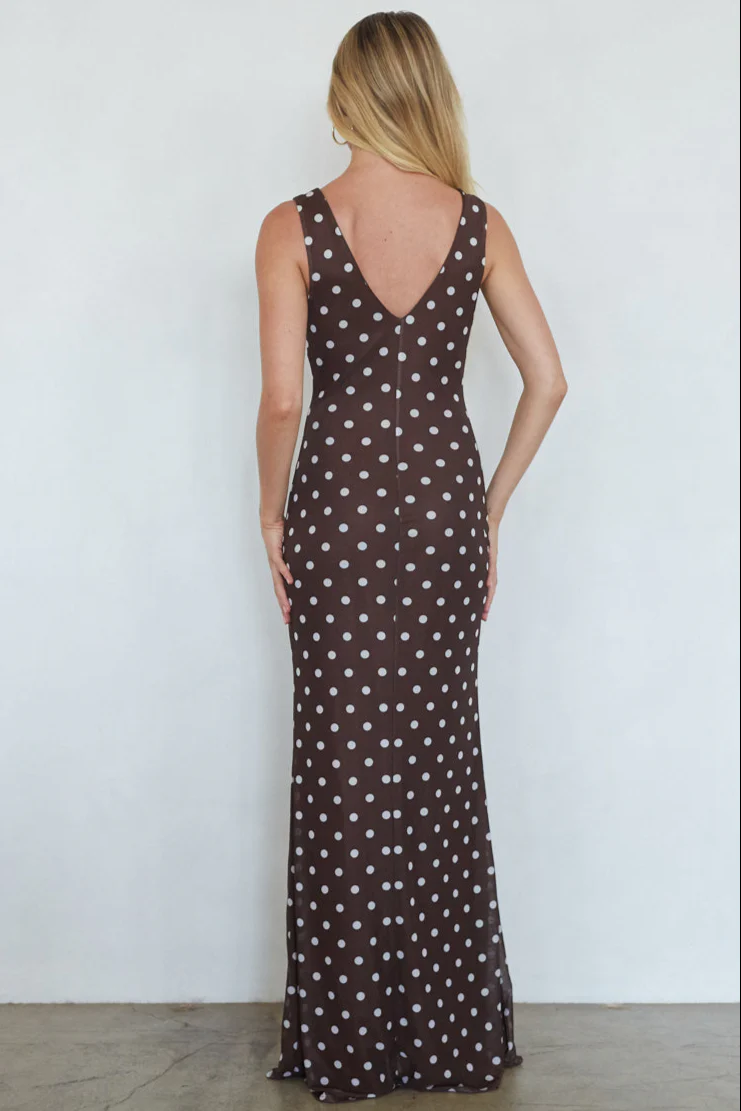 Lettie Mesh Maxi Dress