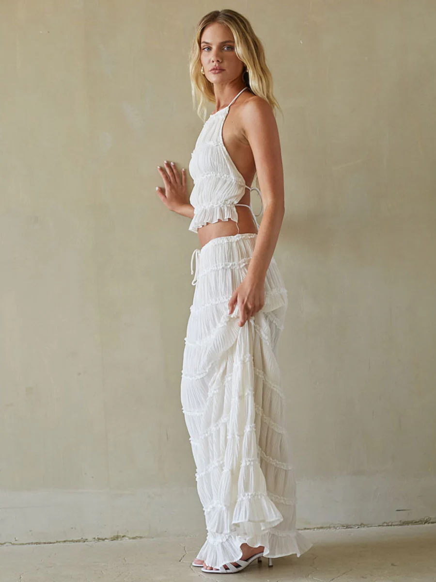 Kehlani Ruched Halter Top