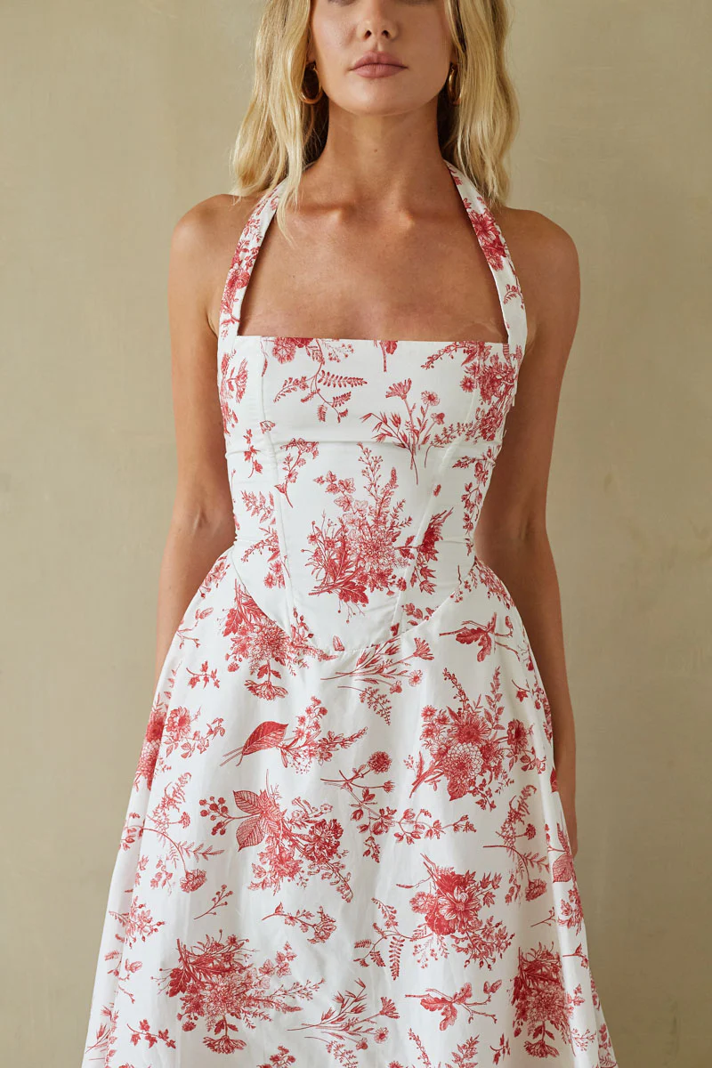 Cypress Halter Midi Dress