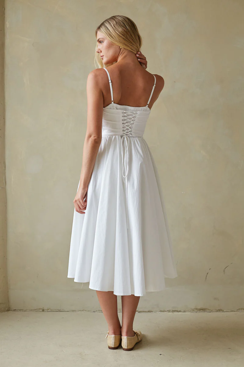 Britton Corset Midi Dress