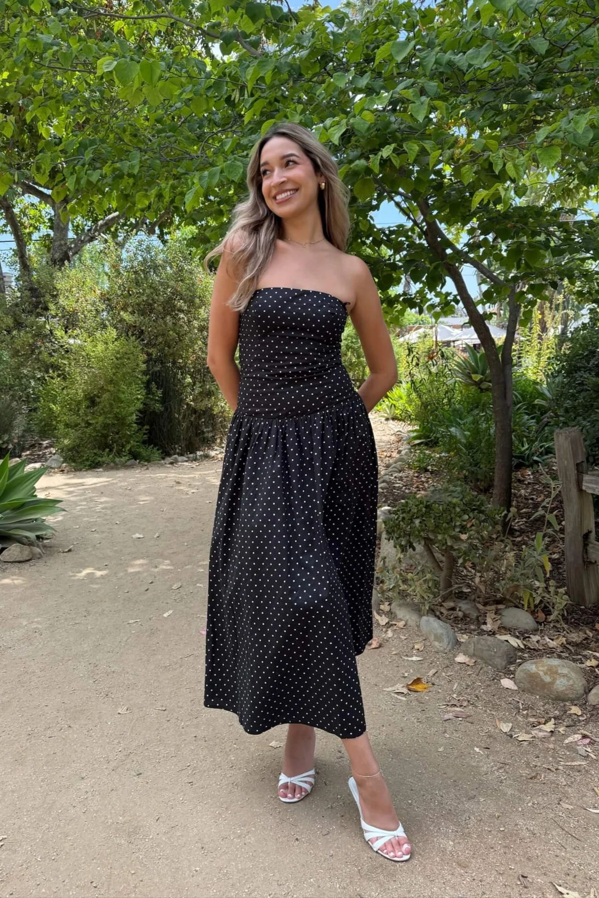 Joey Polka Dot Midi Dress