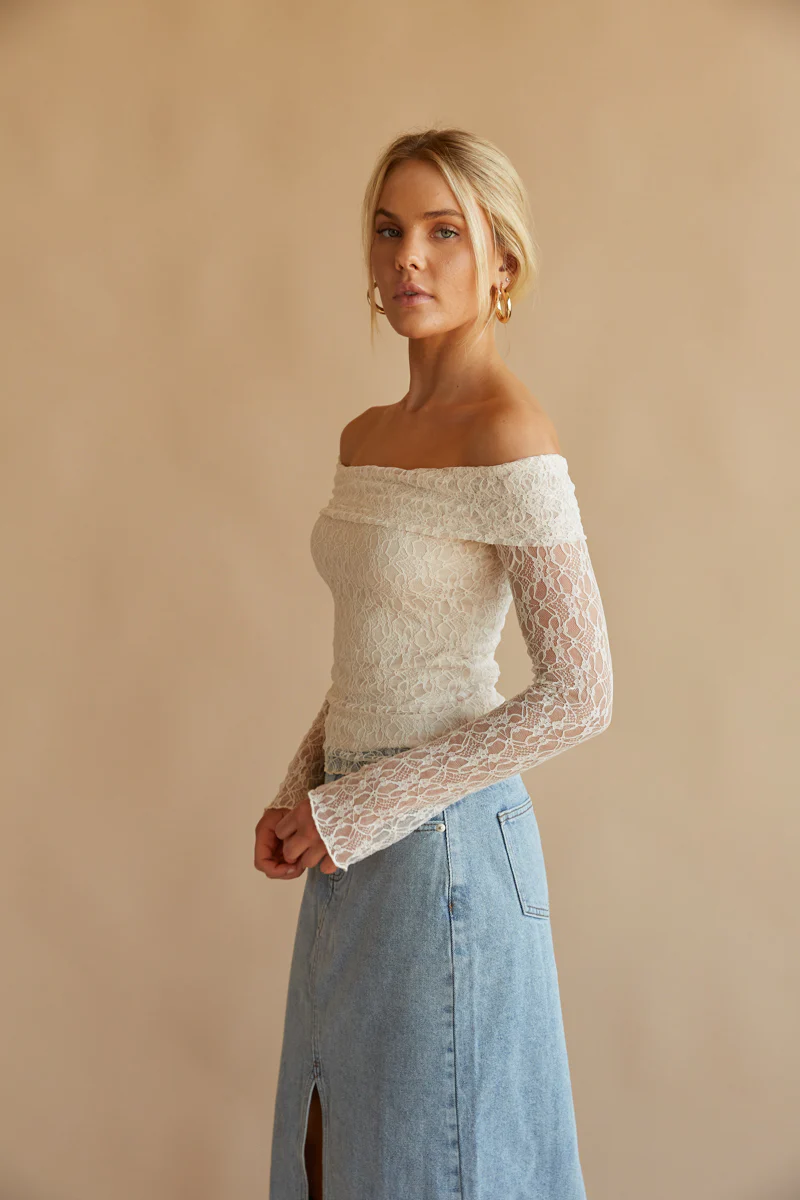 Collette Lace Long Sleeve Top