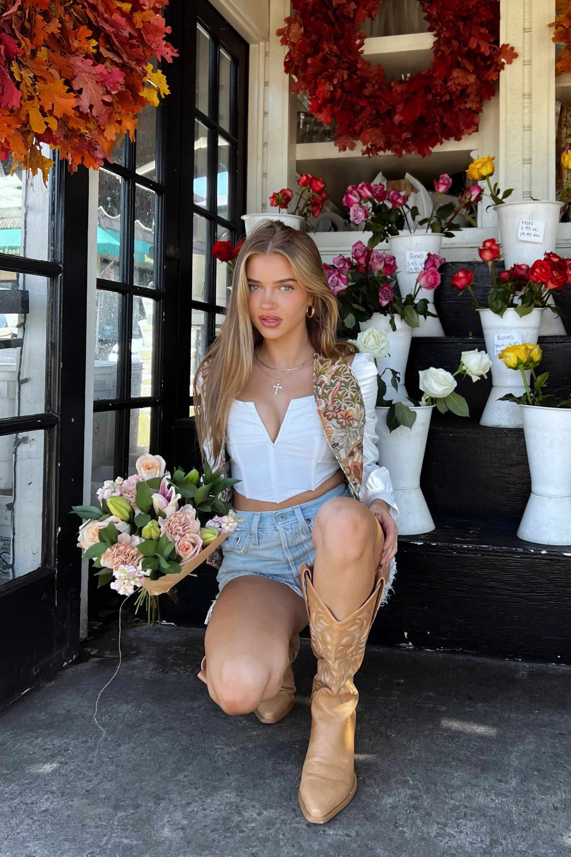 Violett Notch Neck Long Sleeve Top