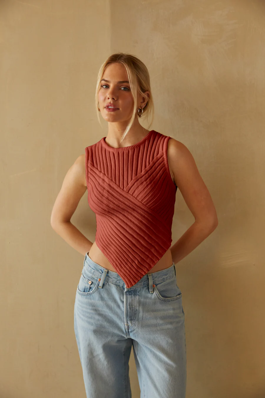 Robin Knit Sweater Tank Top