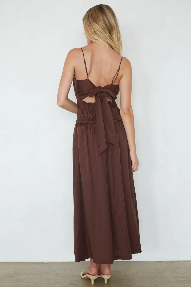 Roxana Smocked Midi Dress