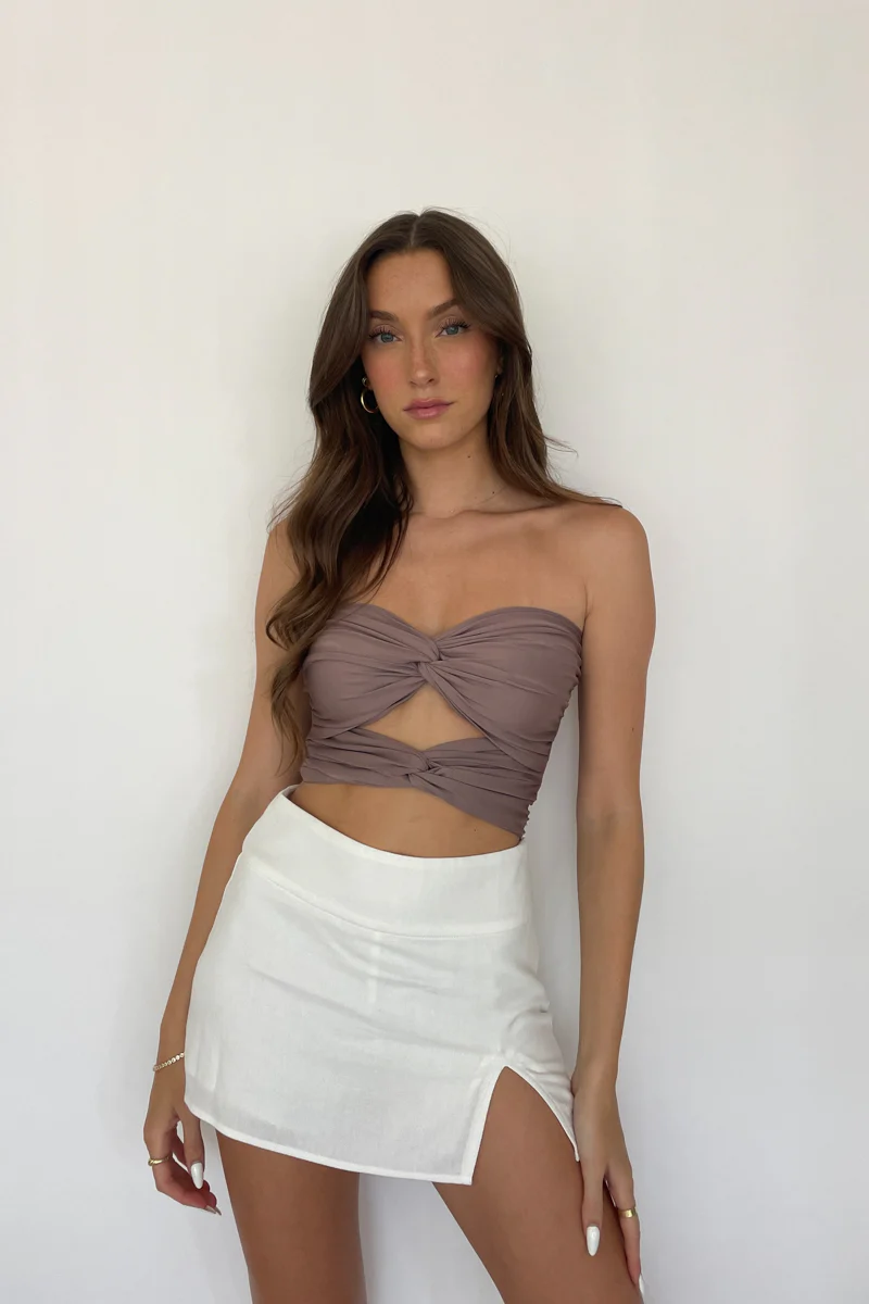 Bianca Double Twist Tube Top