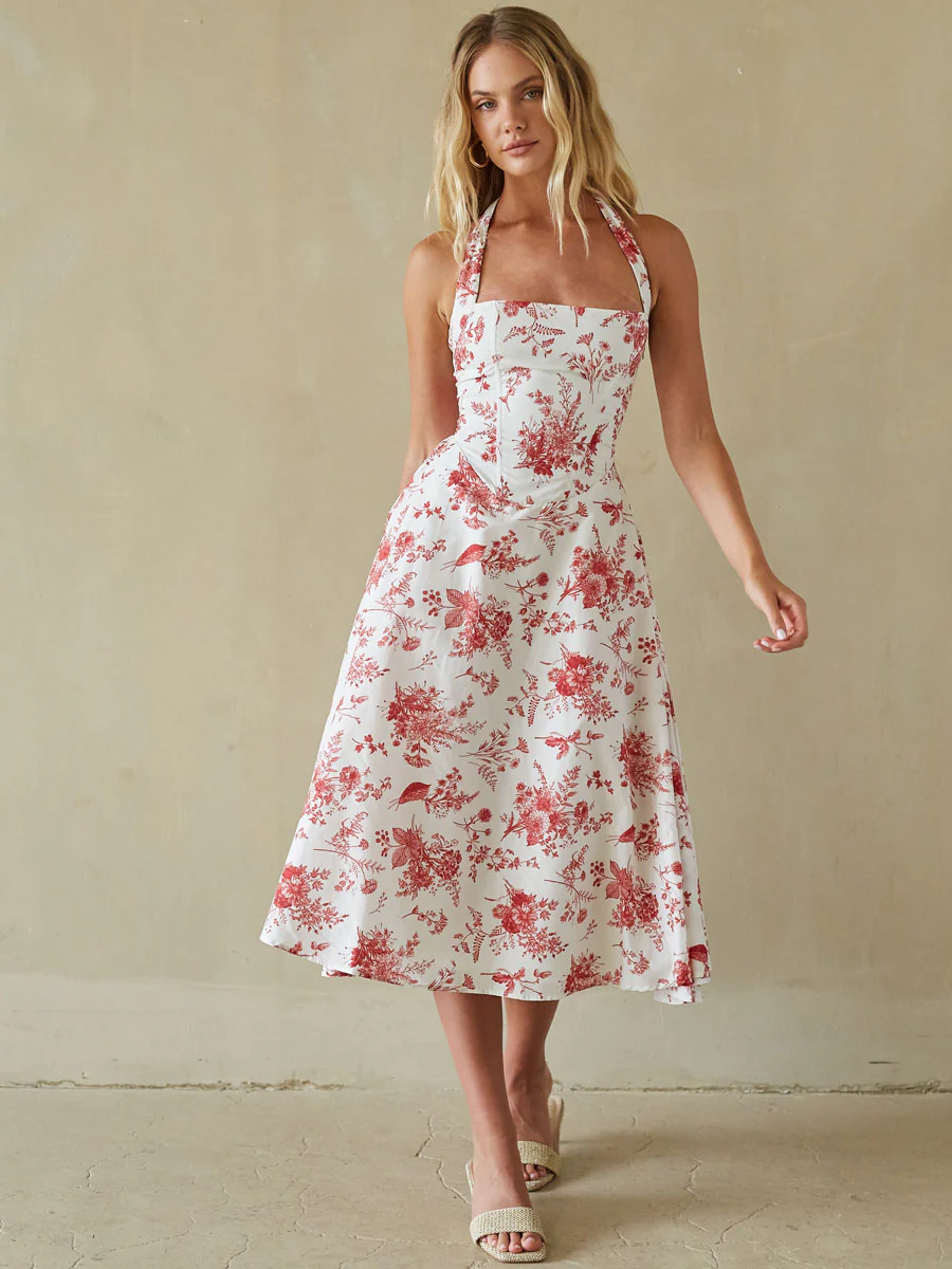 Cypress Halter Midi Dress