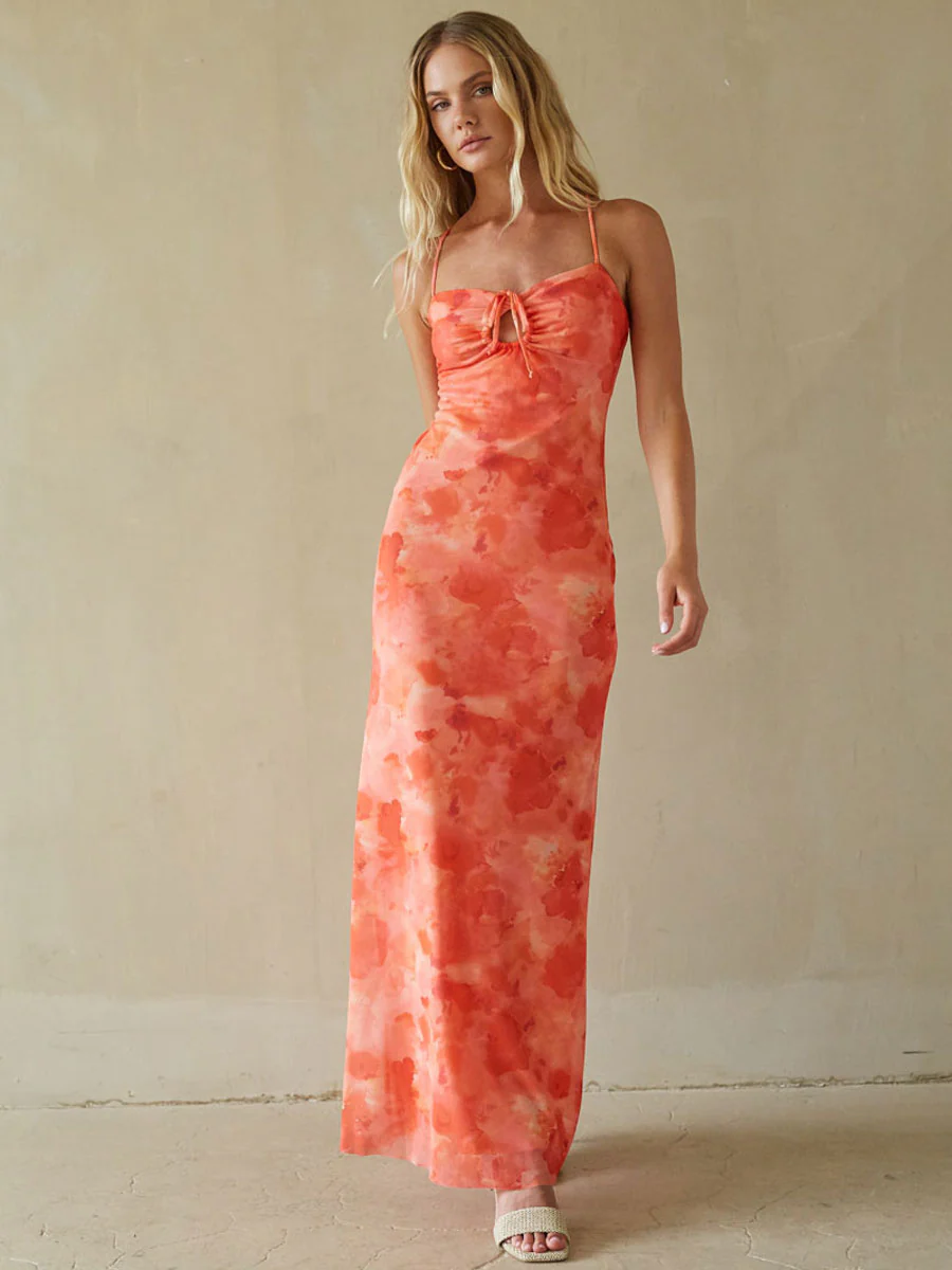 Chelley Keyhole Maxi Dress