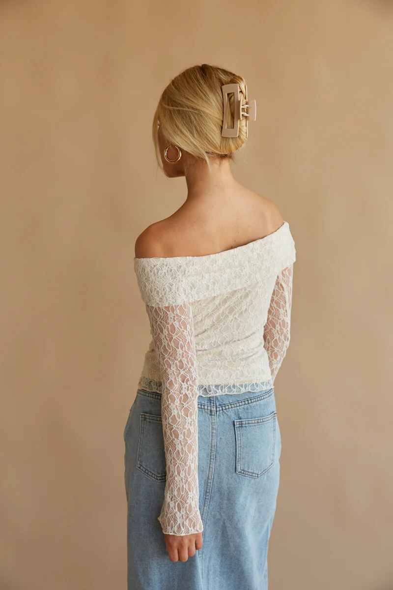 Collette Lace Long Sleeve Top