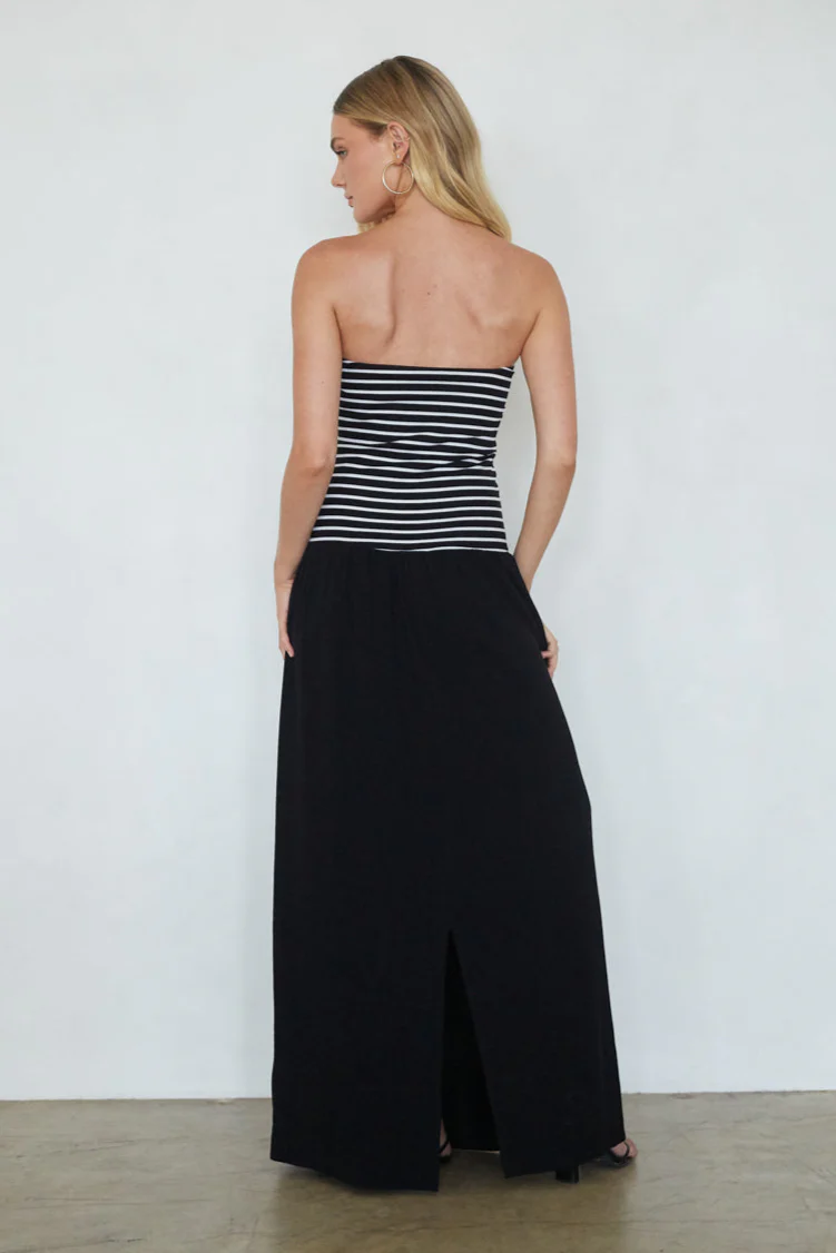 Toni Striped Maxi Dress