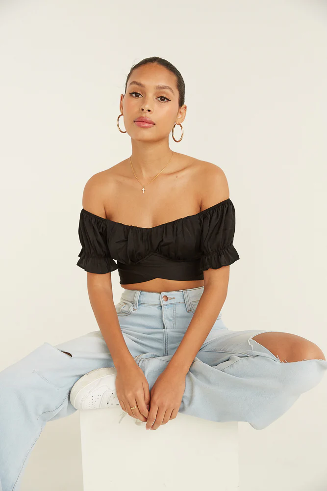 Mara Puff Crop Top