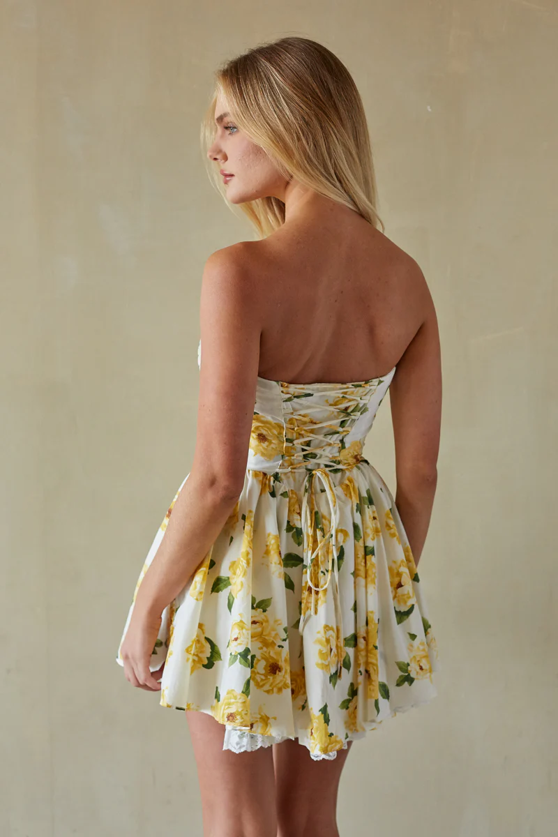 Sabrina Strapless Corset Mini Dress