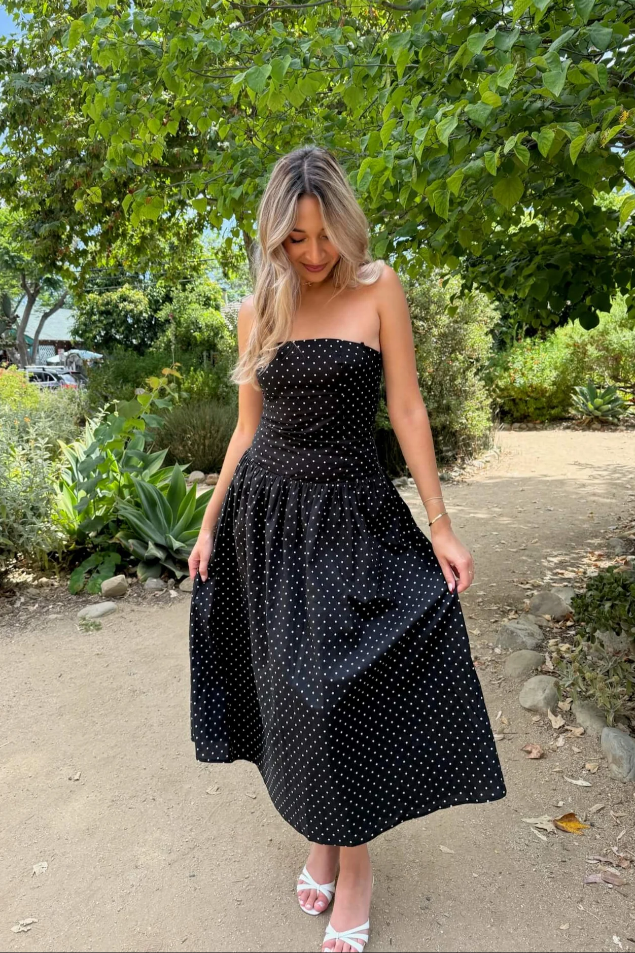 Joey Polka Dot Midi Dress