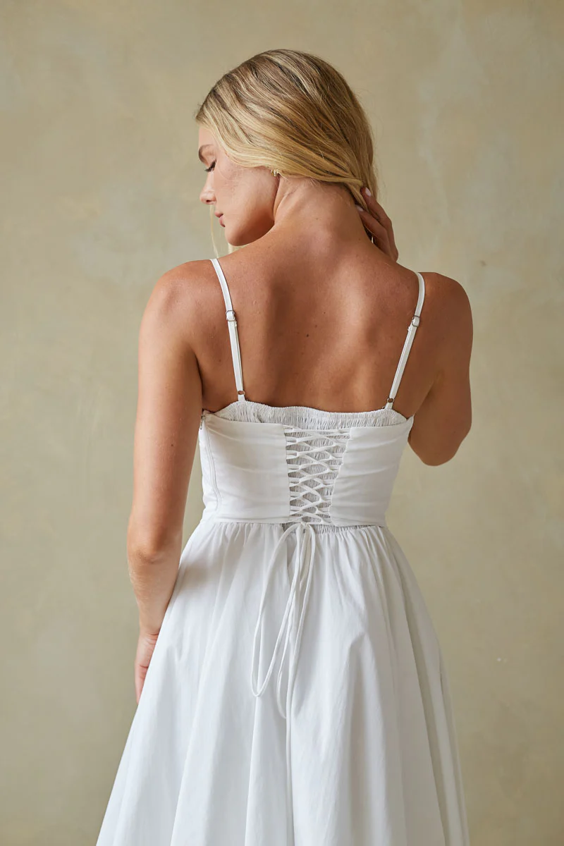 Britton Corset Midi Dress