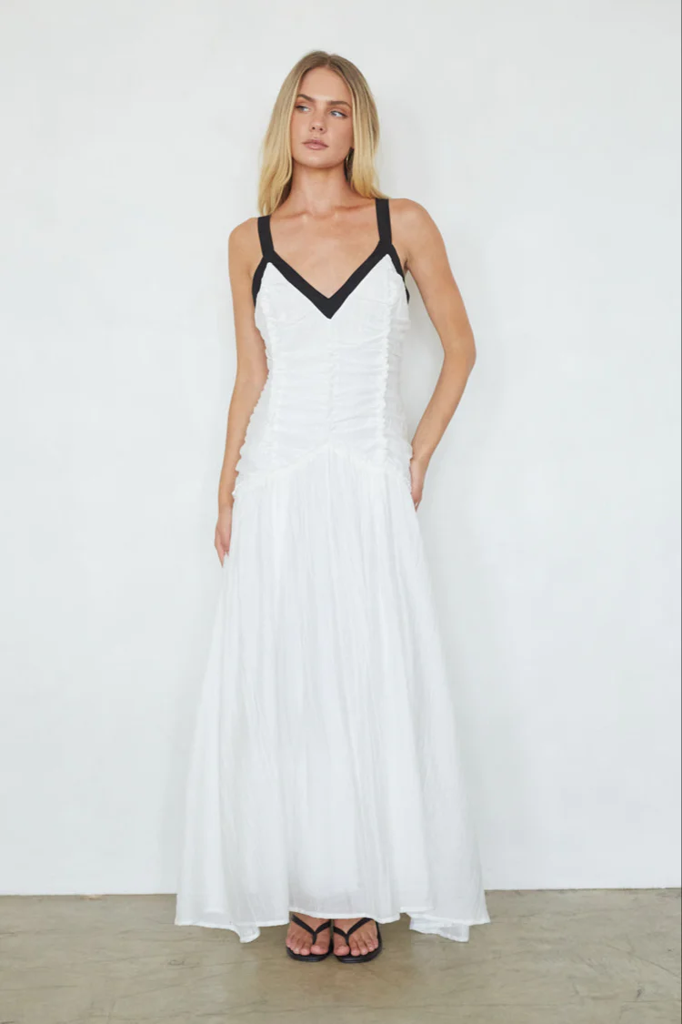 Oaklynn Contrast Maxi Dress