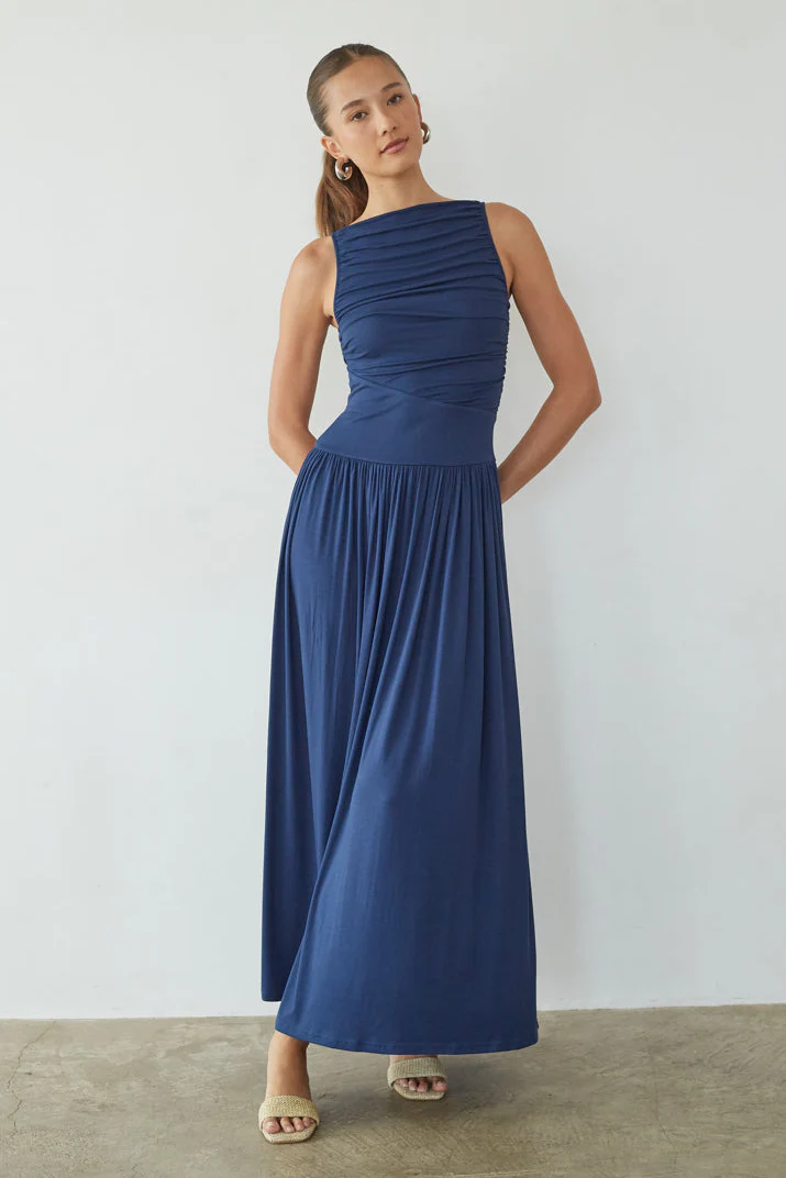 Breana Ruched Maxi Dress