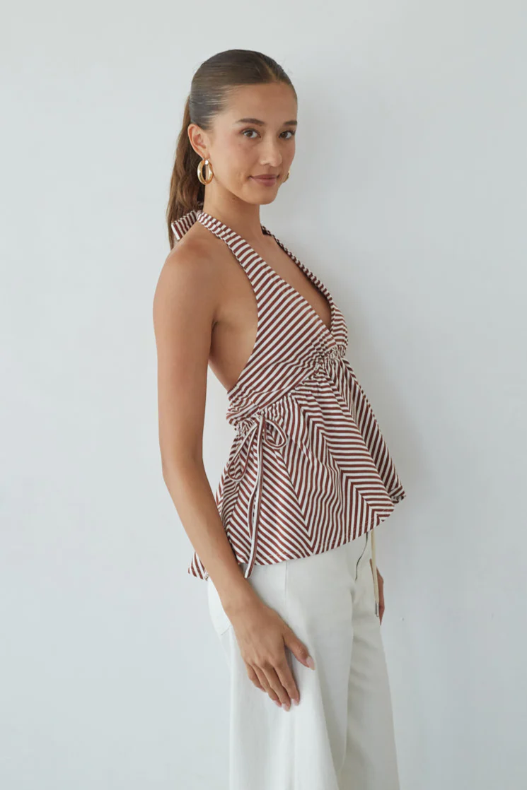 Cely Tie Babydoll Top