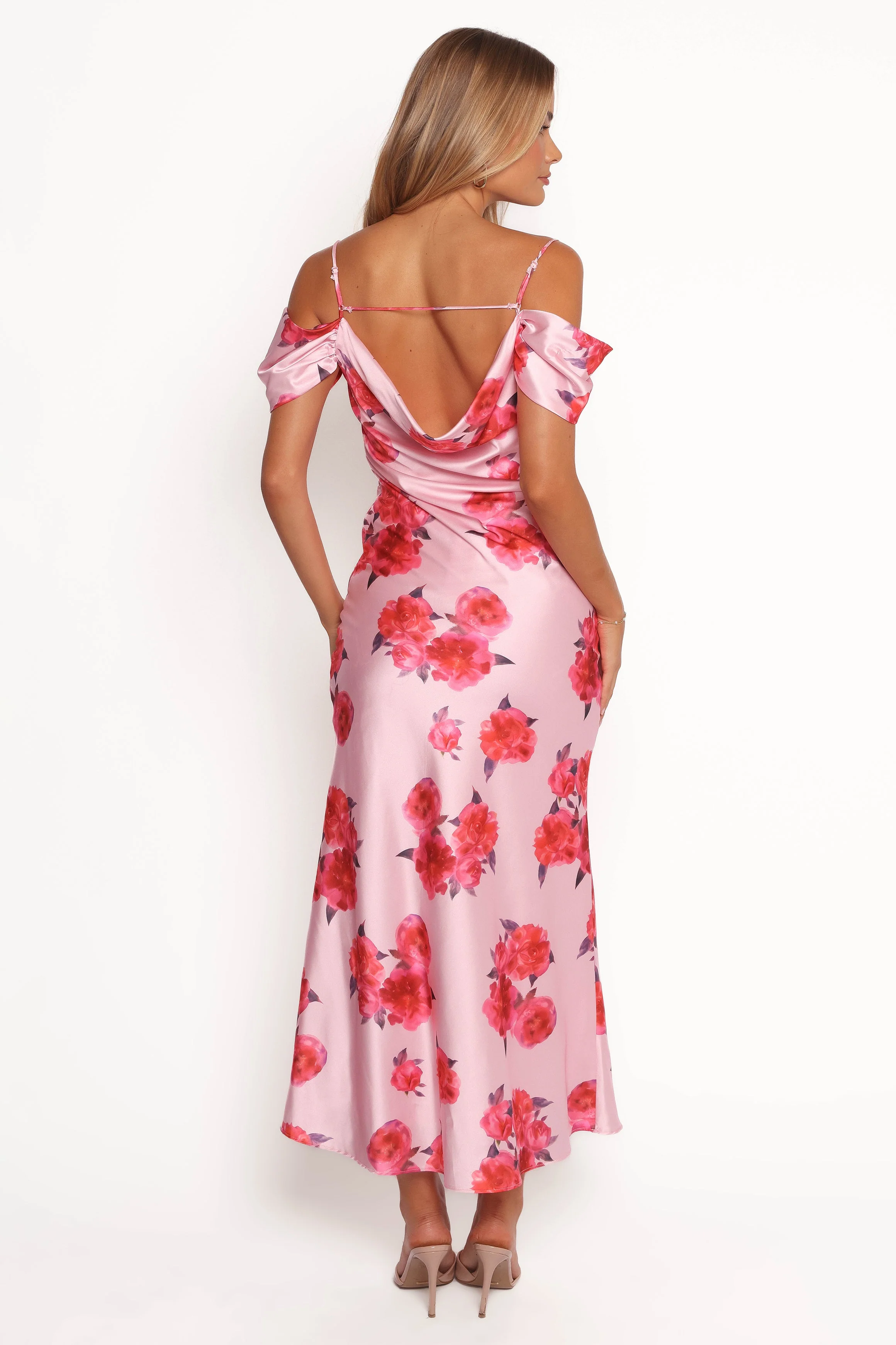 Esther Midi Dress - Pink