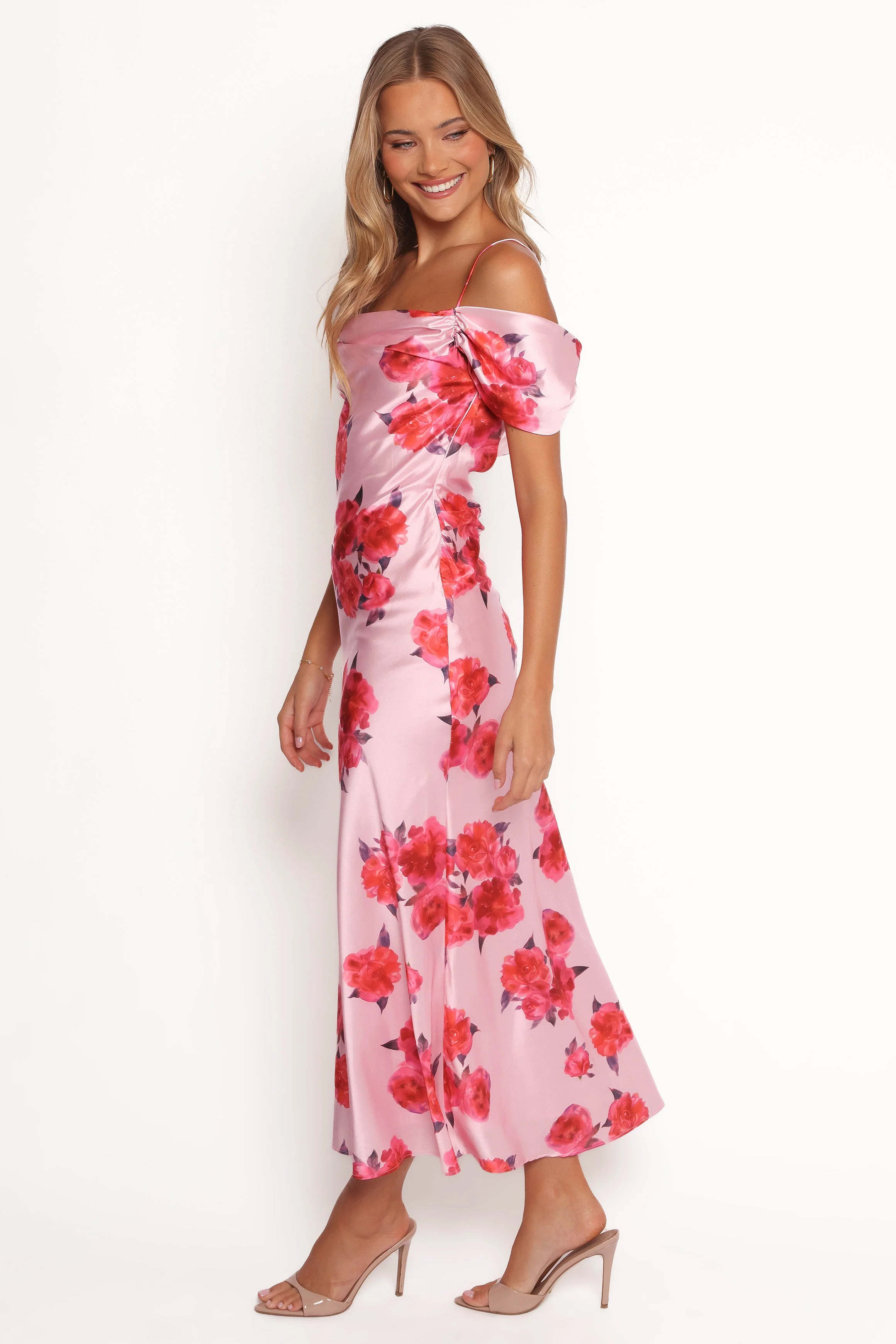 Esther Midi Dress - Pink