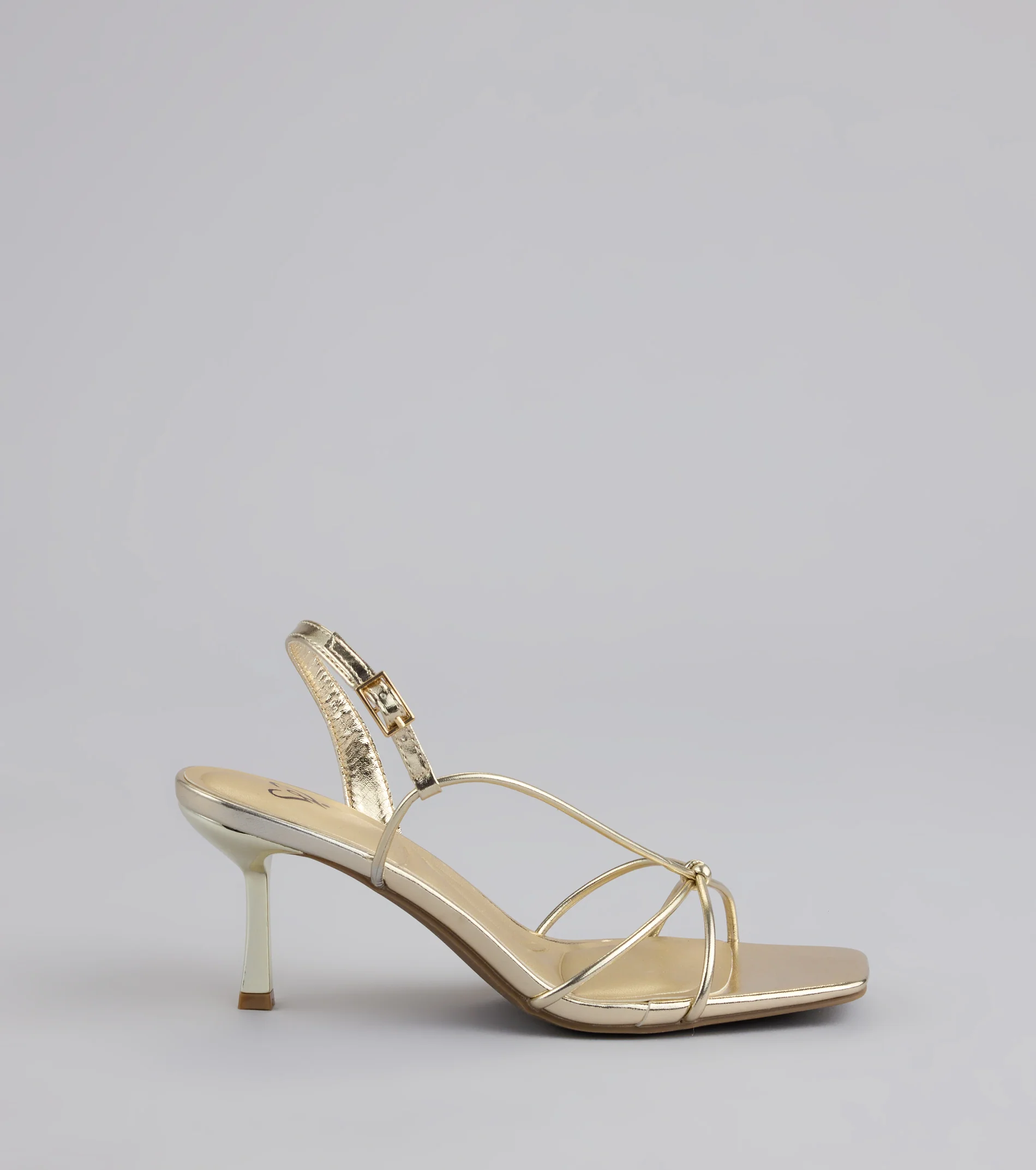 Delicately Dangerous Strappy Slingback Heels