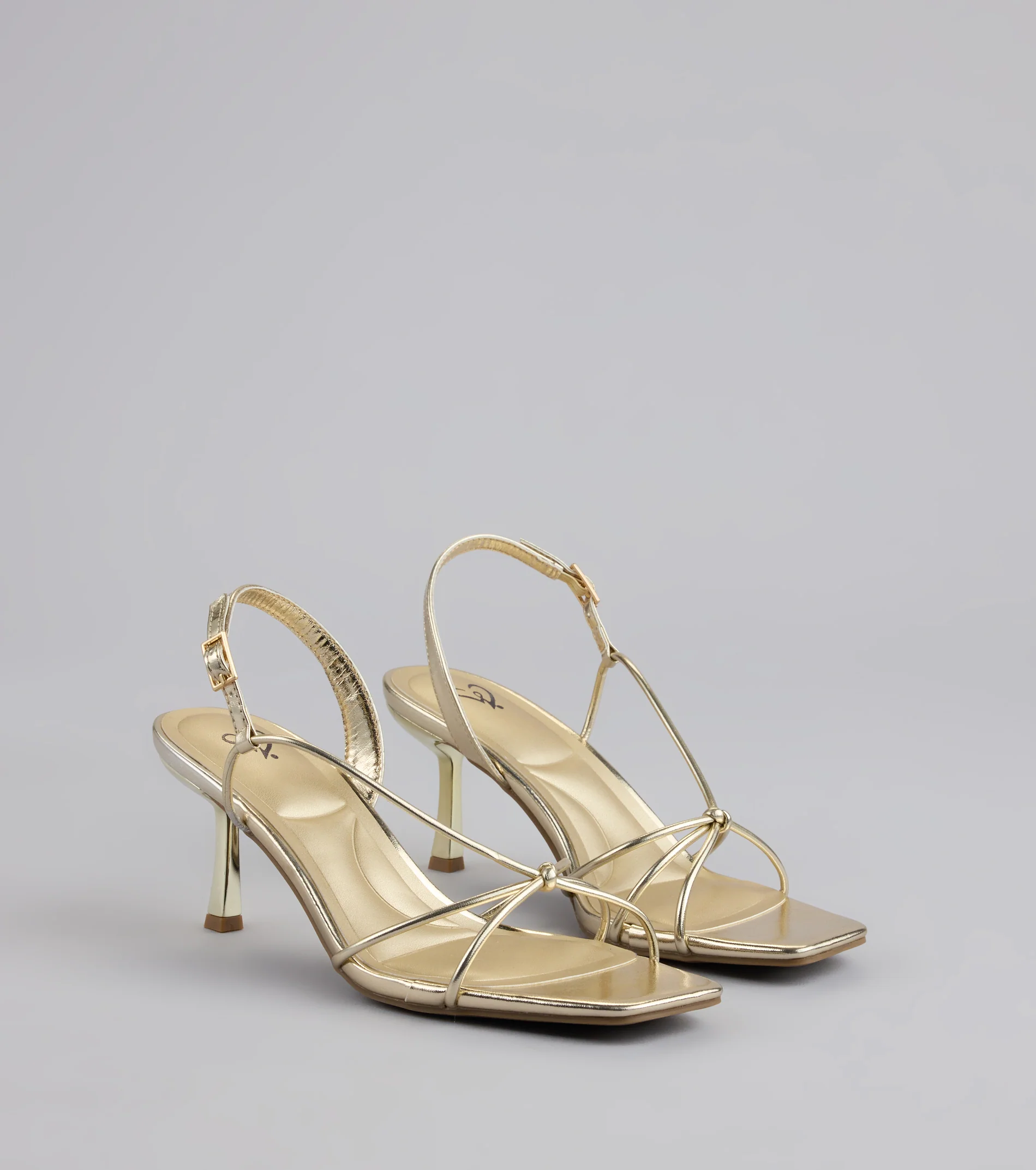 Delicately Dangerous Strappy Slingback Heels