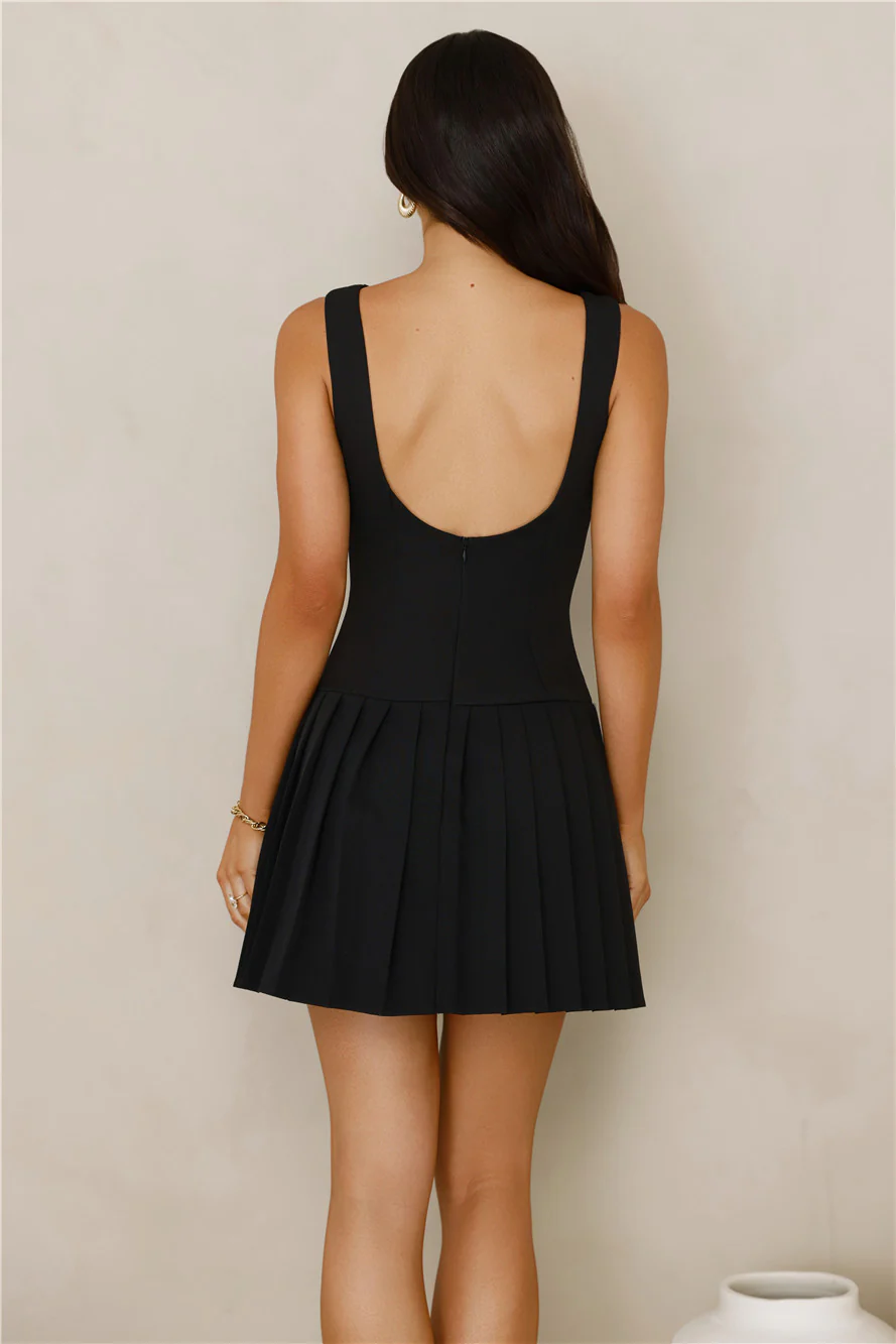 Luxe Intentions Mini Dress Black