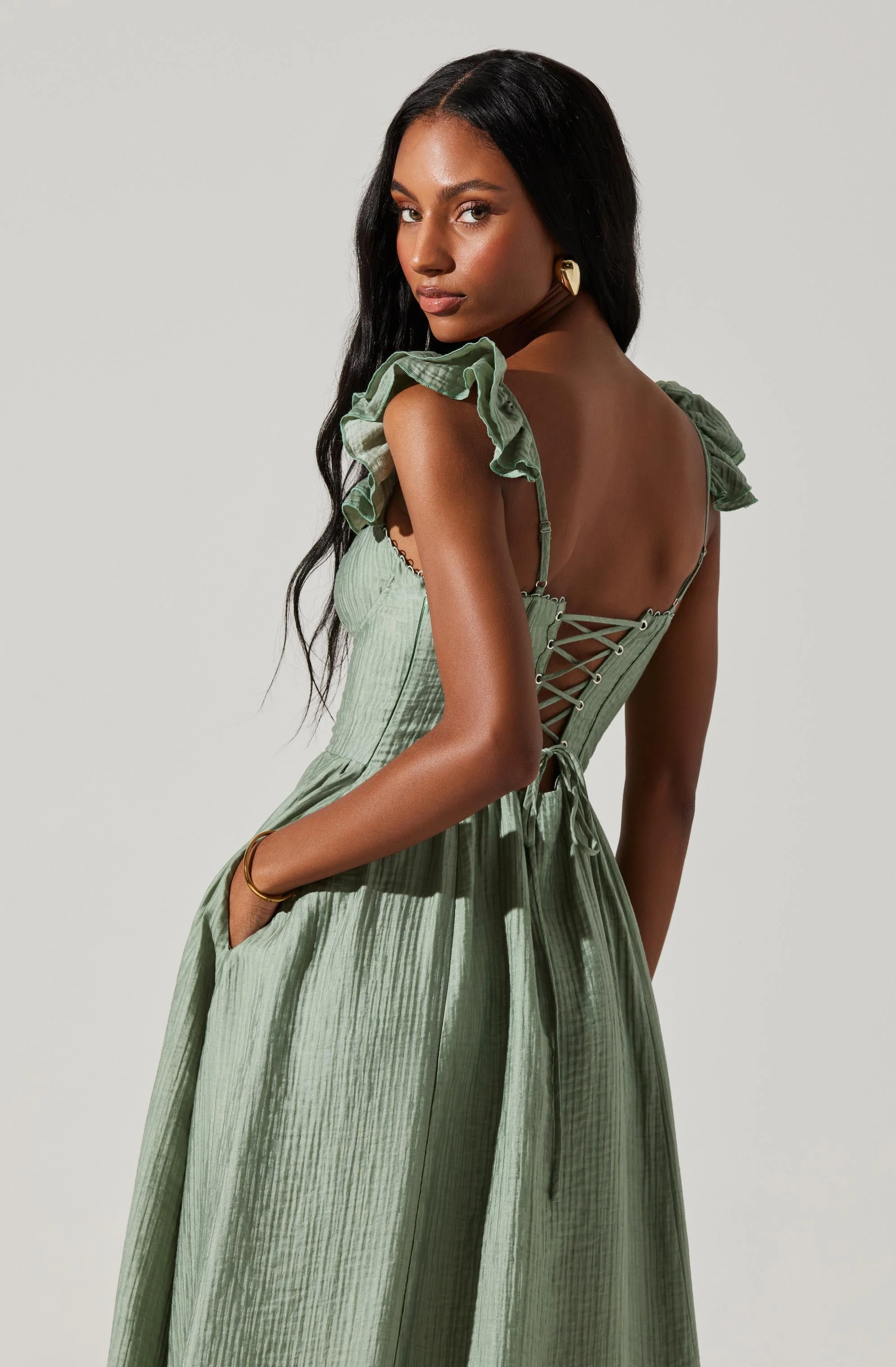 Wedelia Bustier Midi Dress