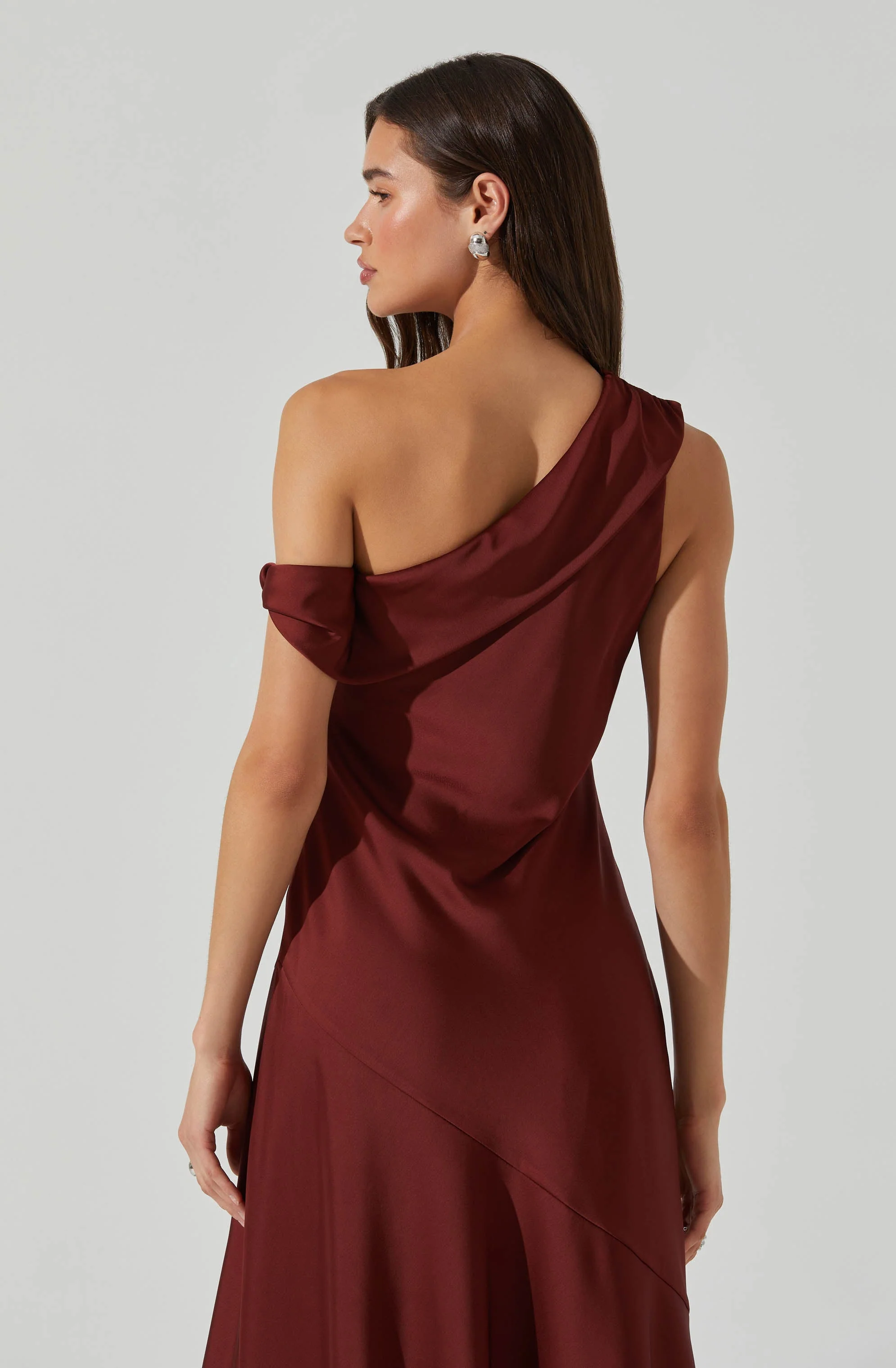 Orissa Satin Off Shoulder Dress