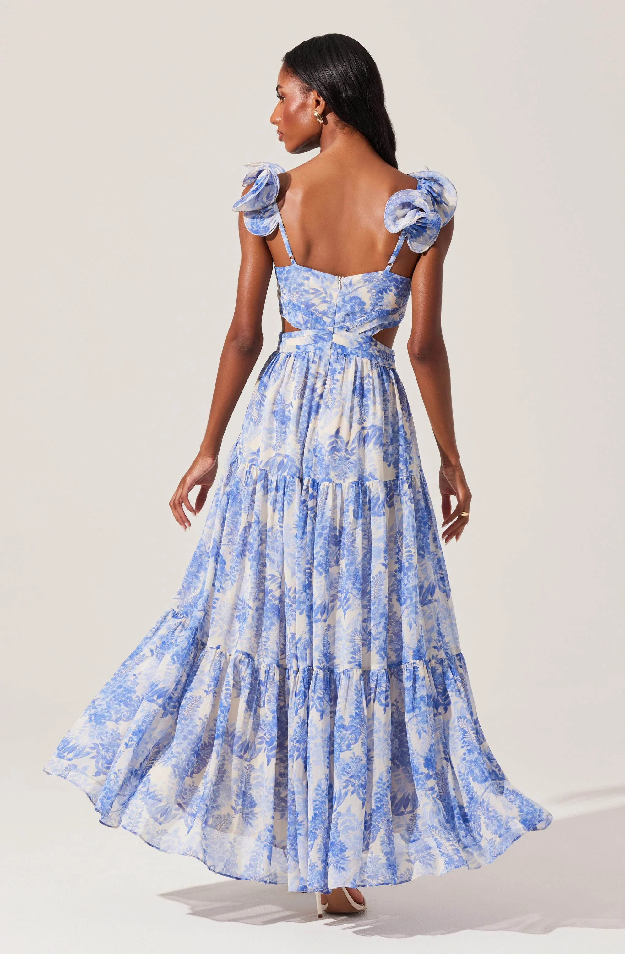 Fritillaria Floral Maxi Dress