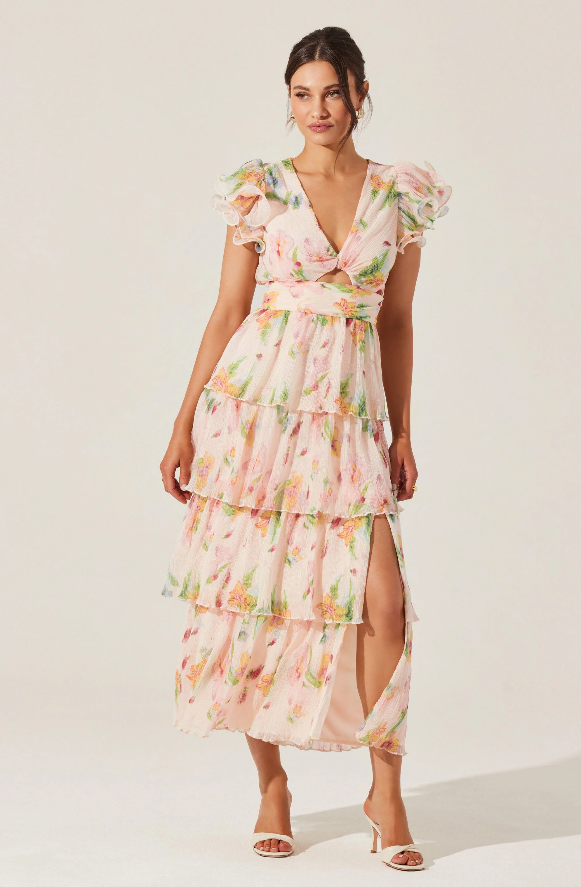 Emporia Floral Tiered Maxi Dress