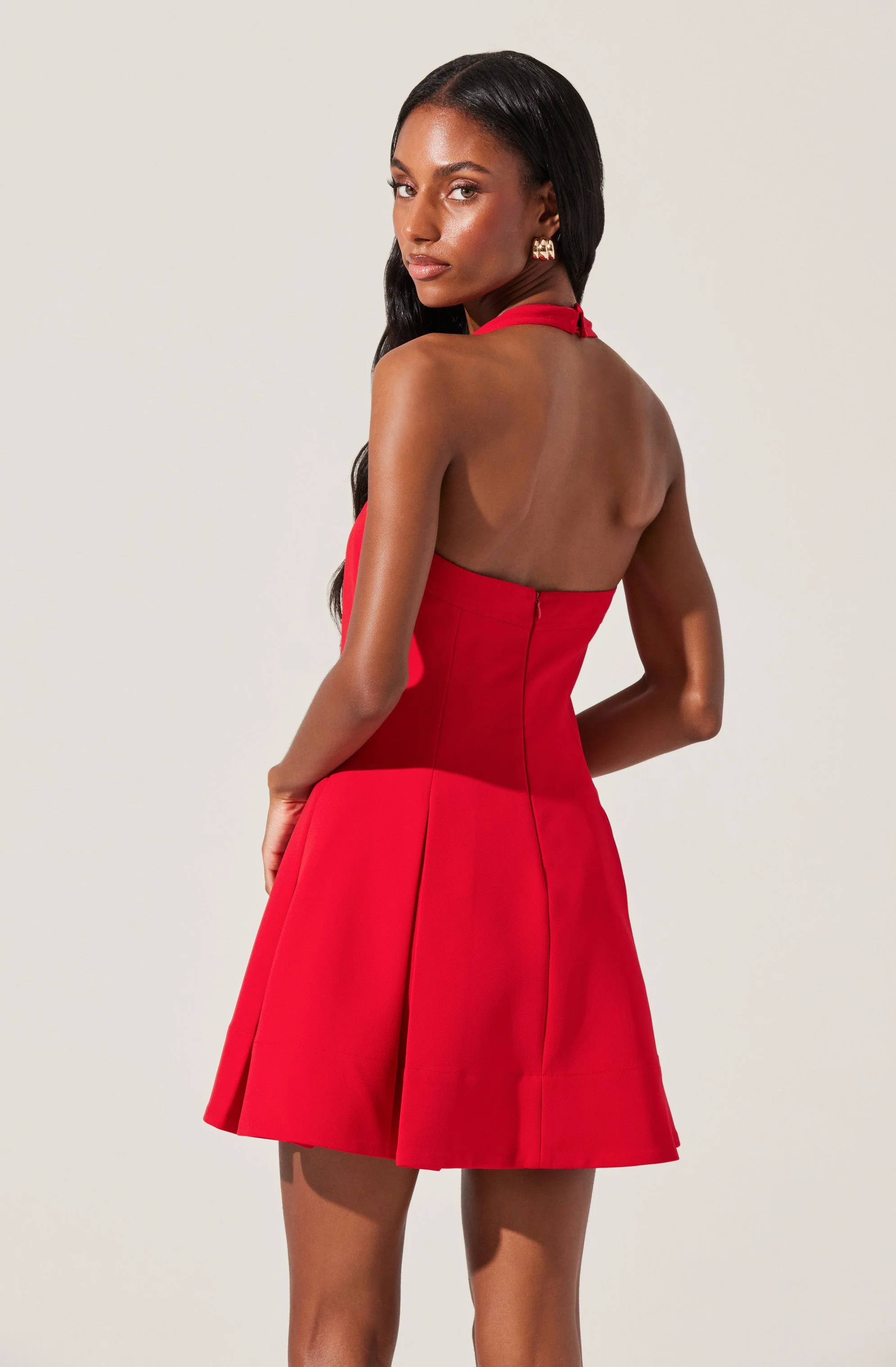 Lilibeth Halter Neck Mini Dress