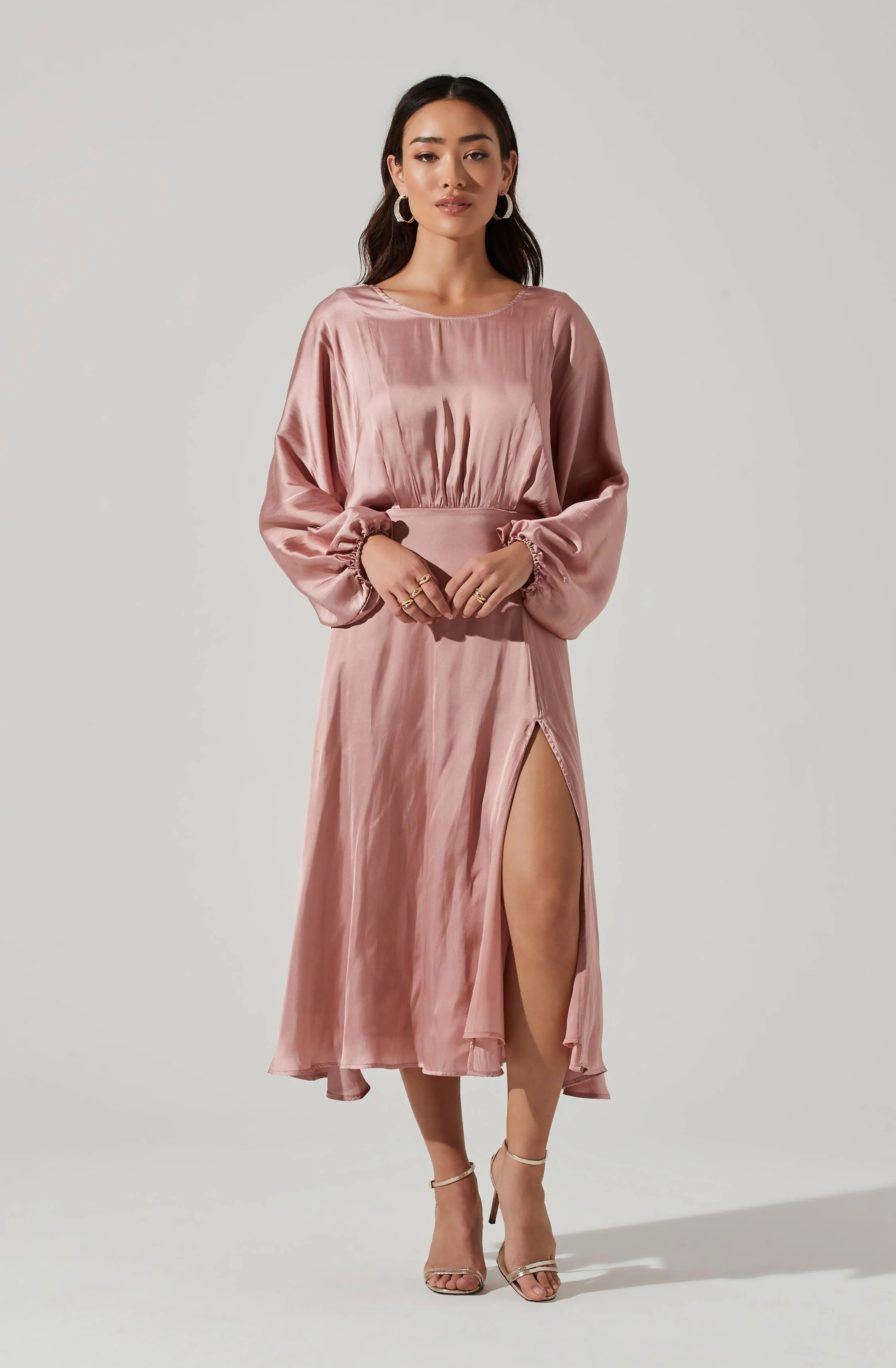 Marin Dolman Sleeve Midi Dress