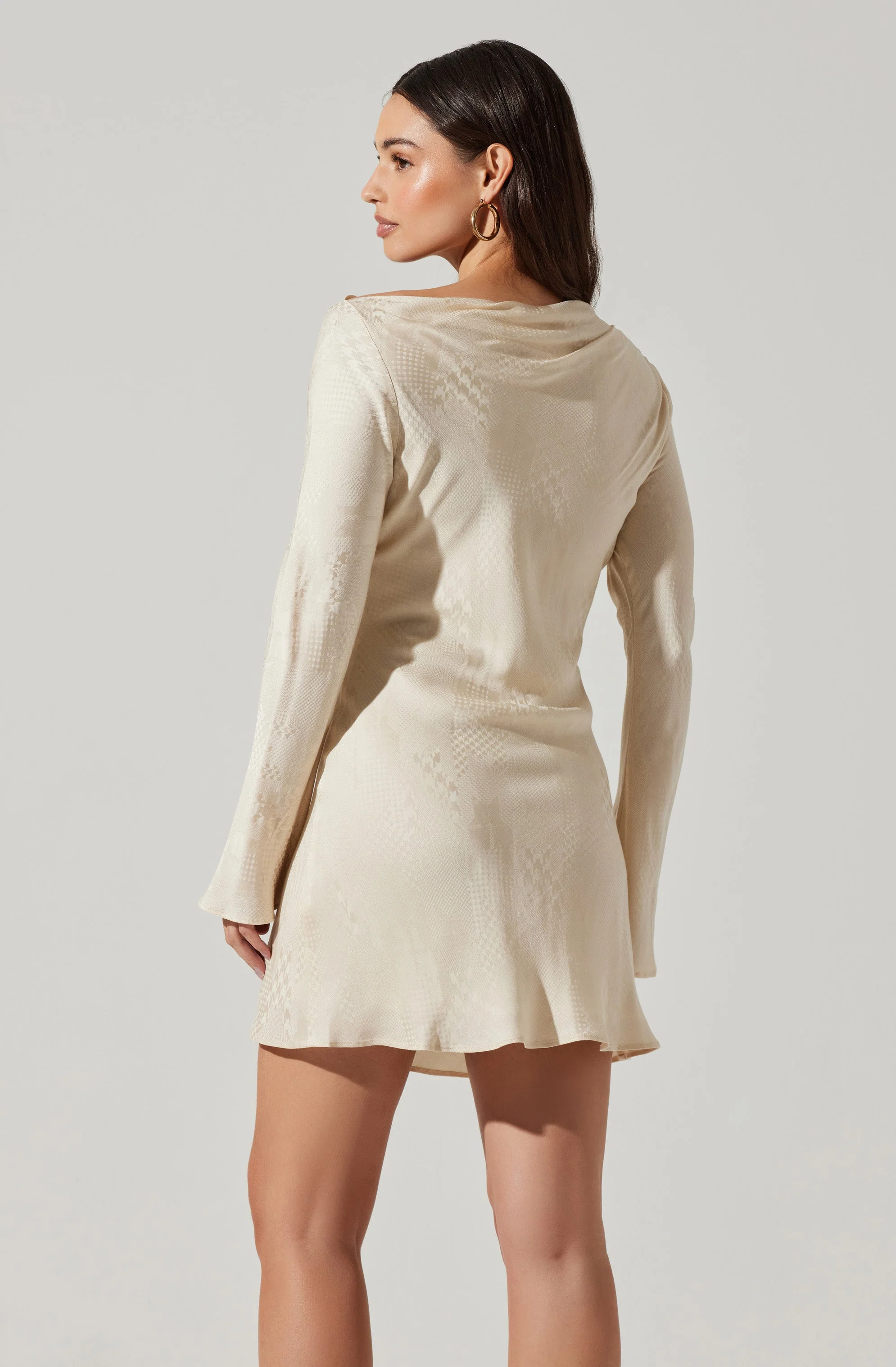 Sakari Bell Sleeve Mini Dress