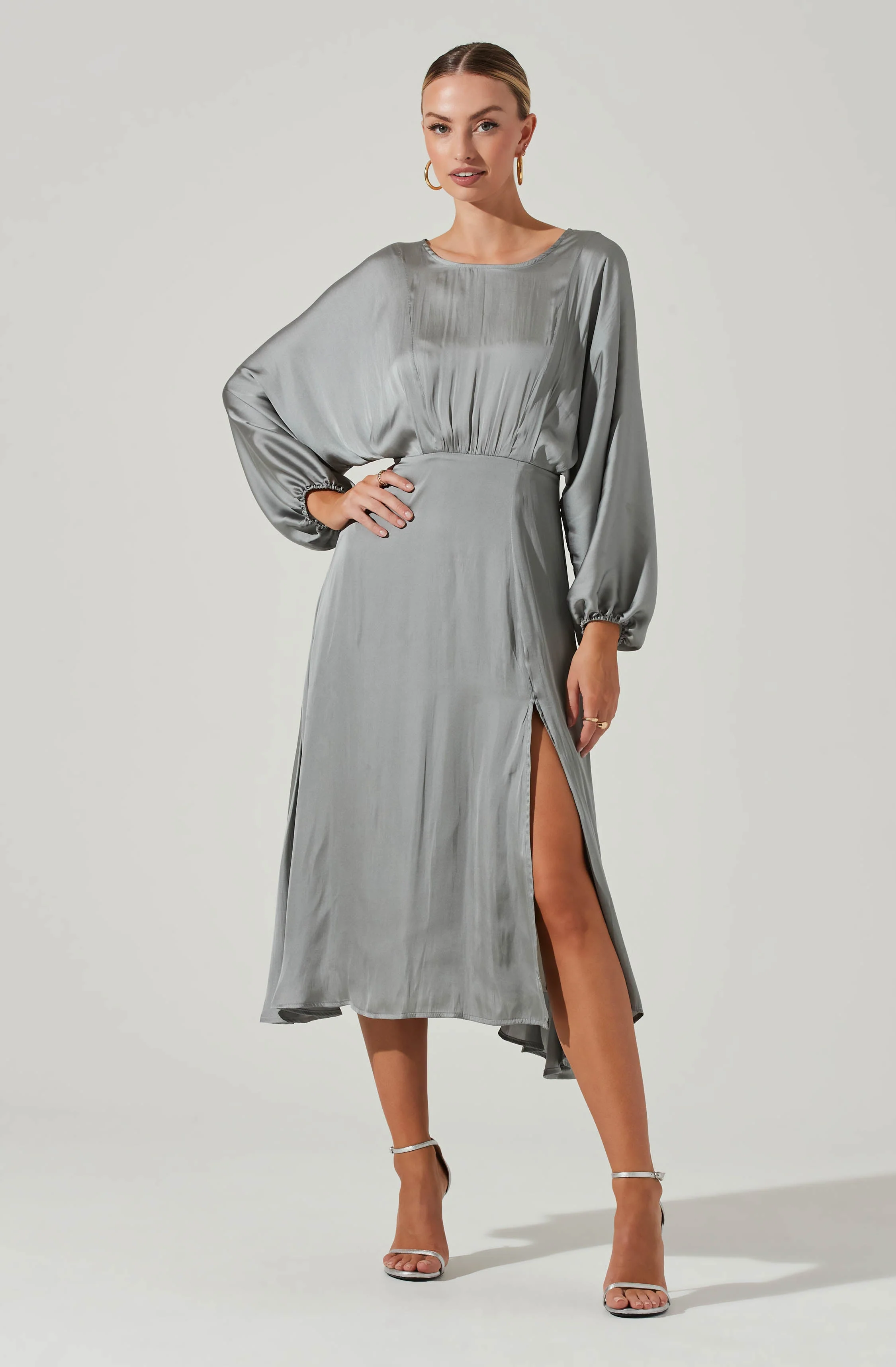 Marin Dolman Sleeve Midi Dress