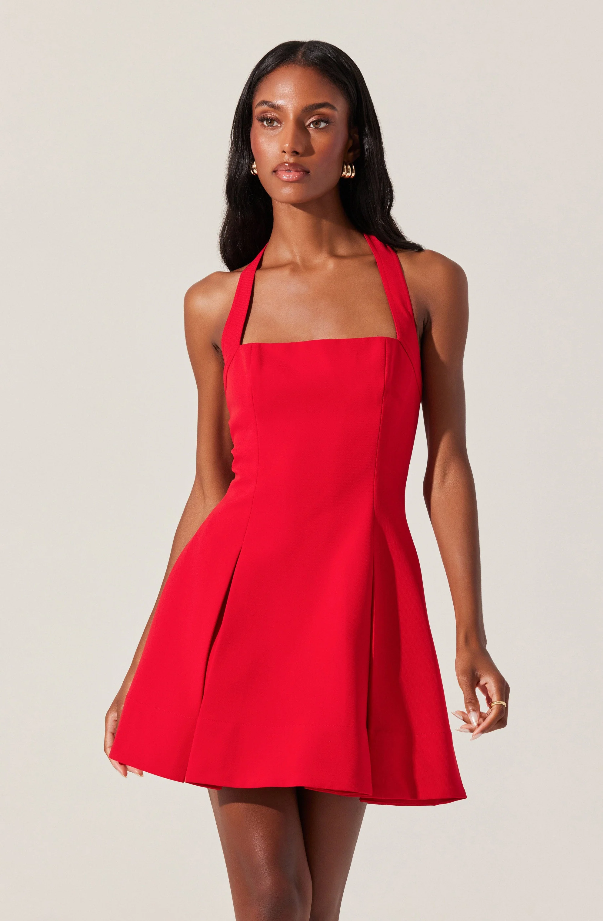 Lilibeth Halter Neck Mini Dress