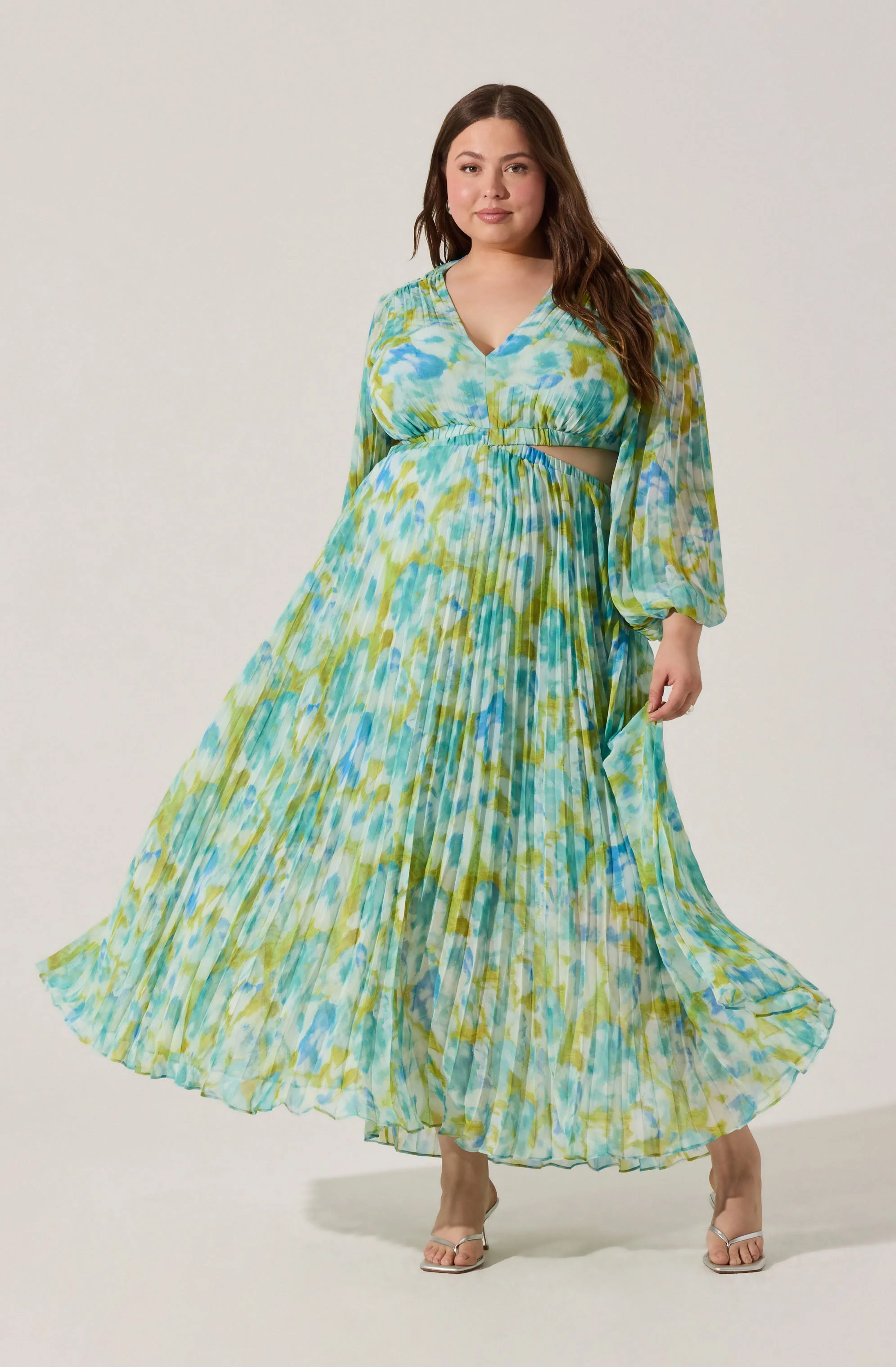 Revery Floral Long Sleeve Maxi Dress