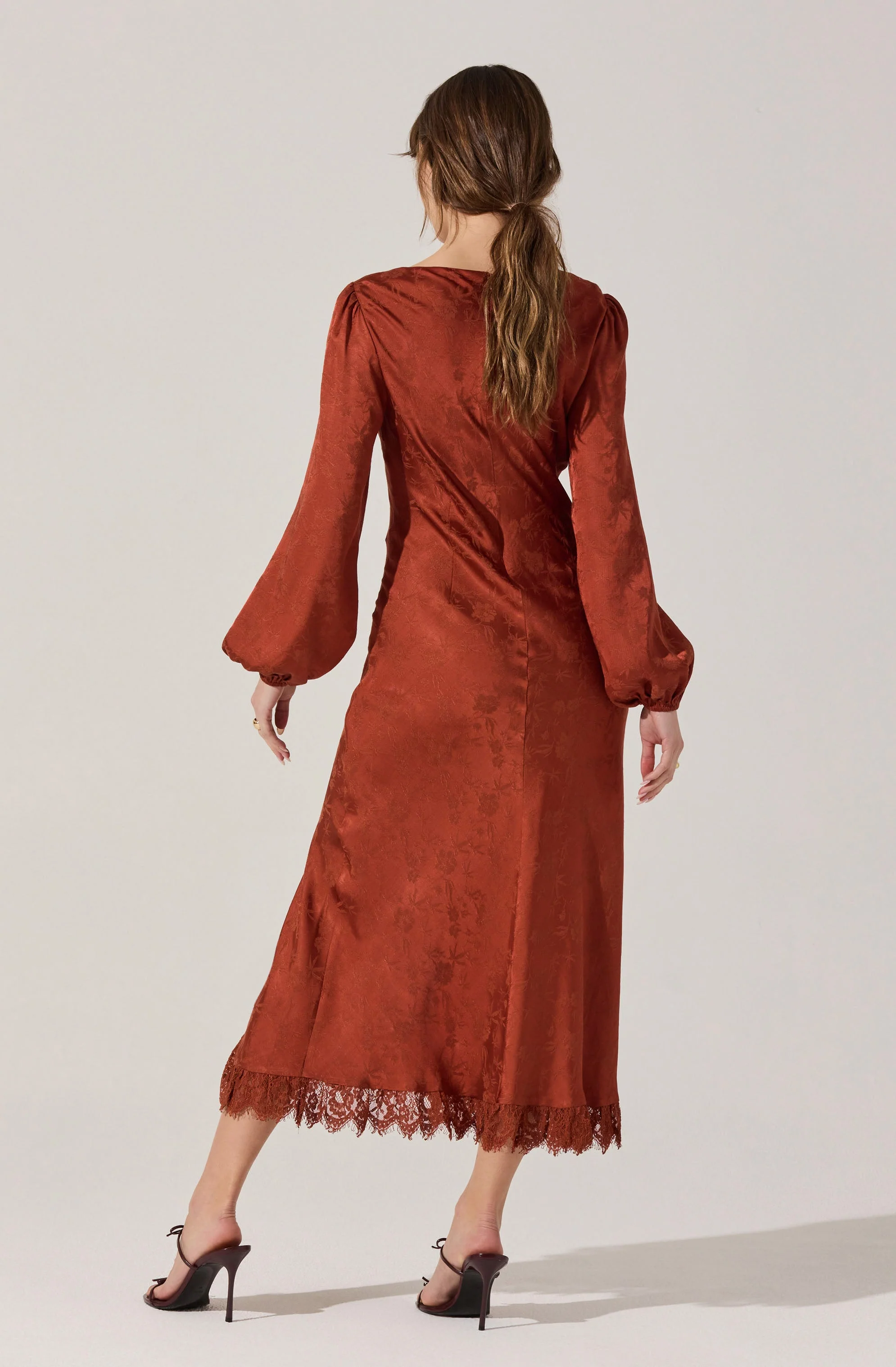 Ilaria Jacquard Midi Dress