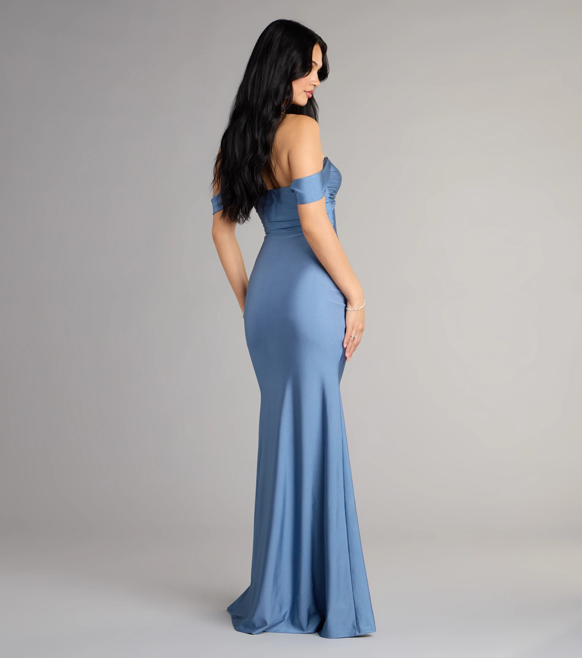 Rae Off-The-Shoulder Mermaid Formal Dress