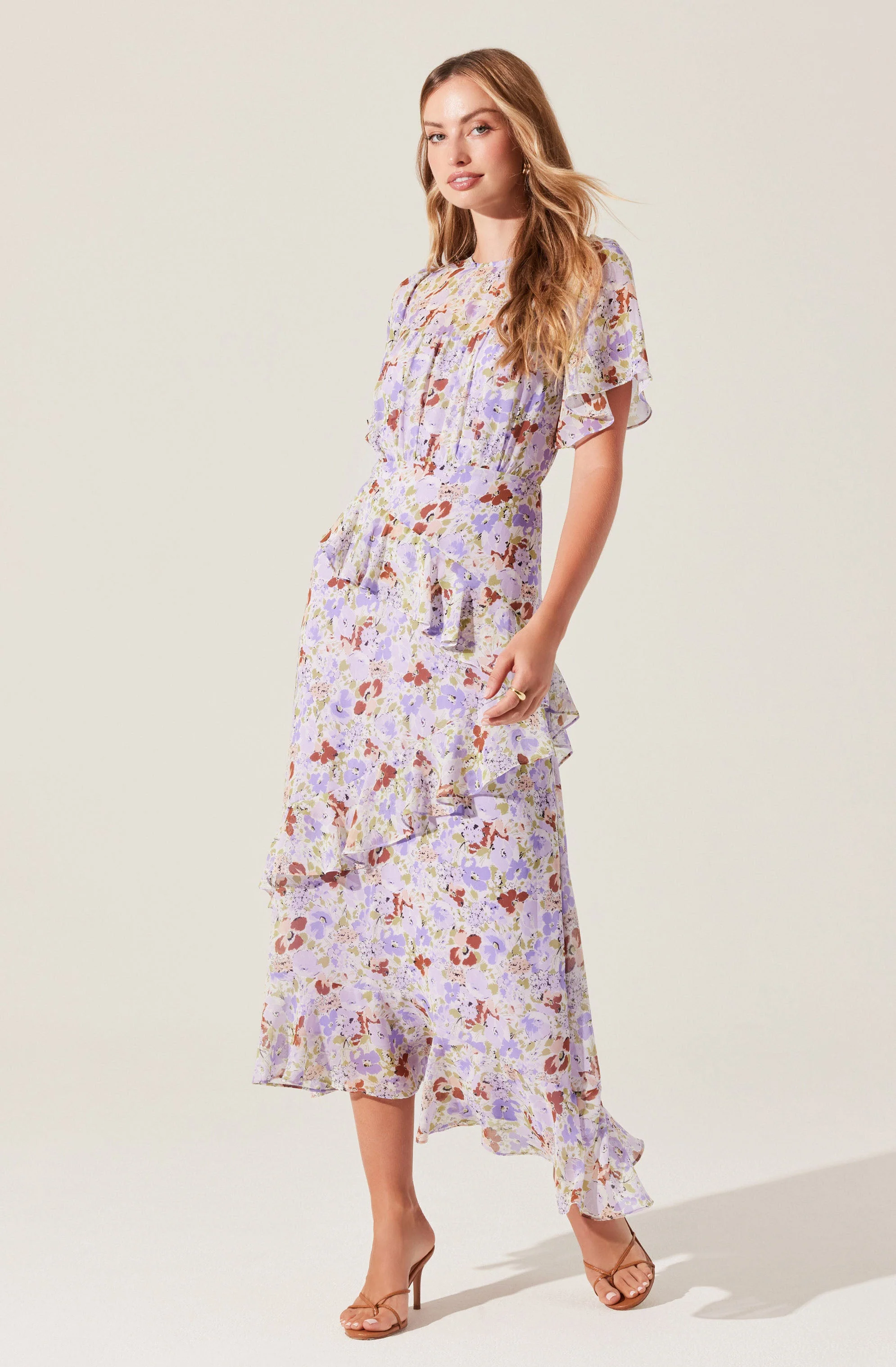 Floramae Floral Ruffle Dress