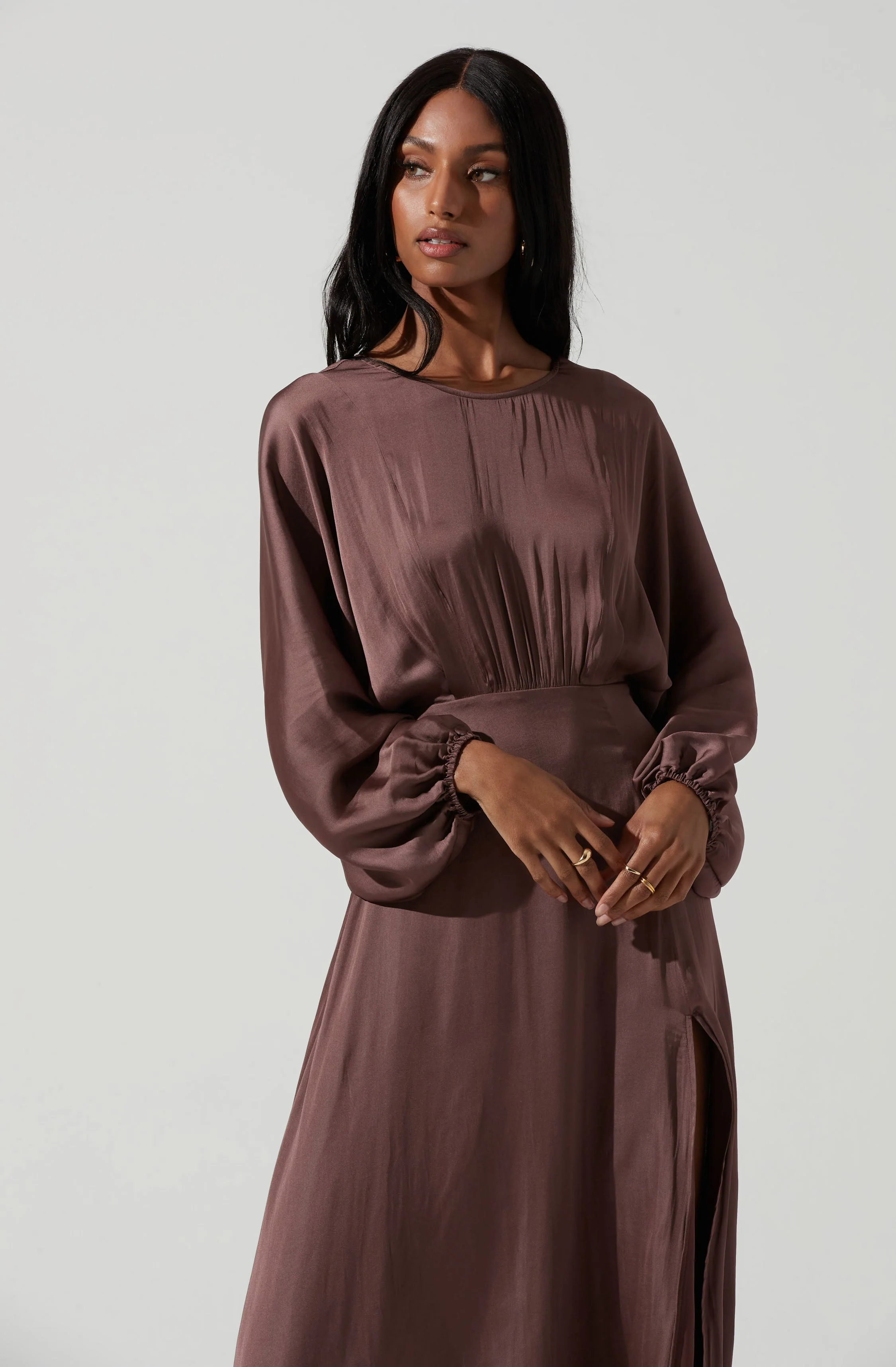 Marin Dolman Sleeve Midi Dress