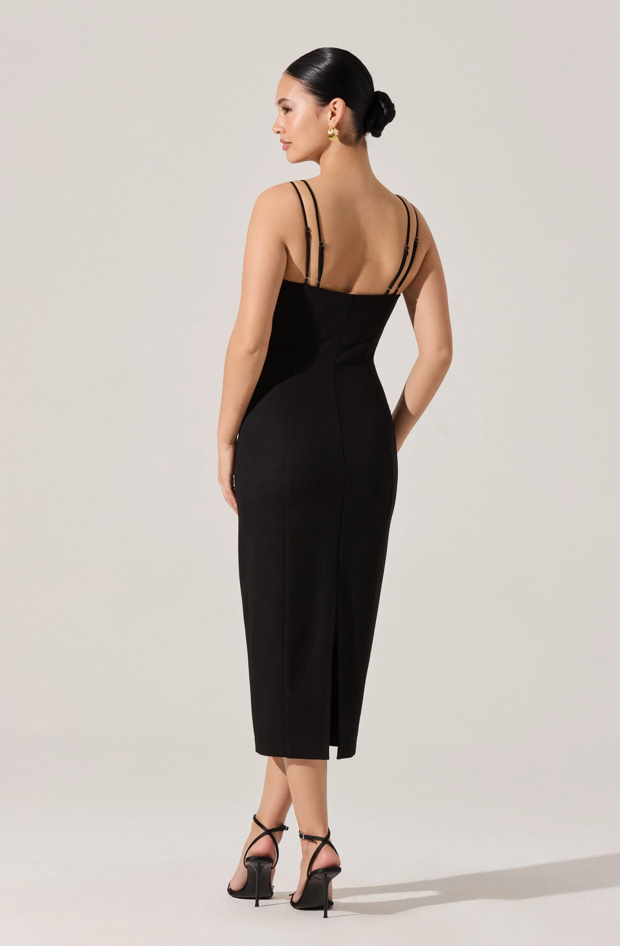 Allura Peekaboo Lace Midi Dress