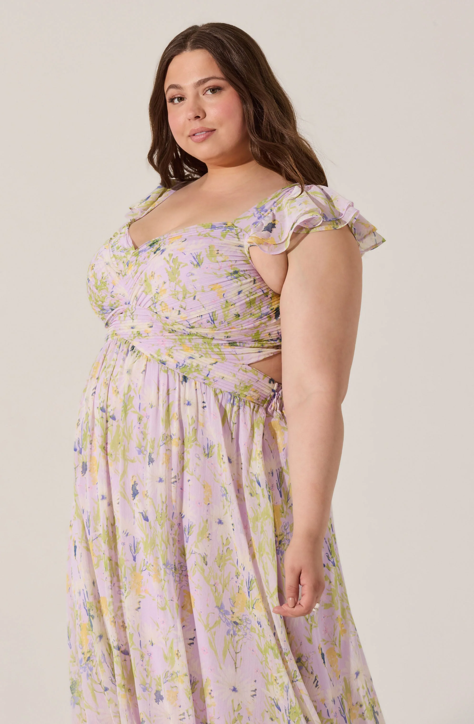 Primrose Floral Strappy Back Maxi Dress