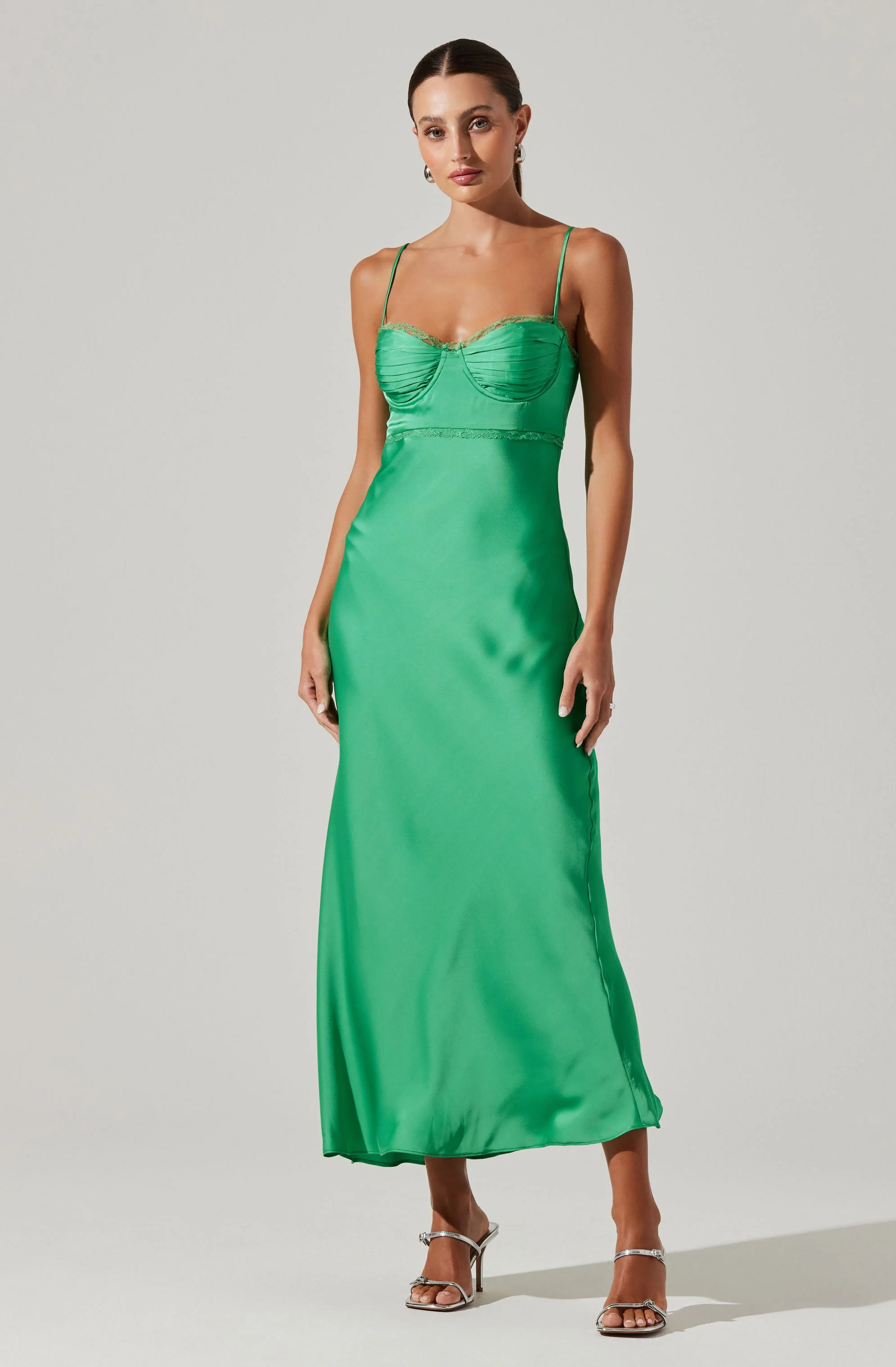 Florianne Satin Maxi Dress