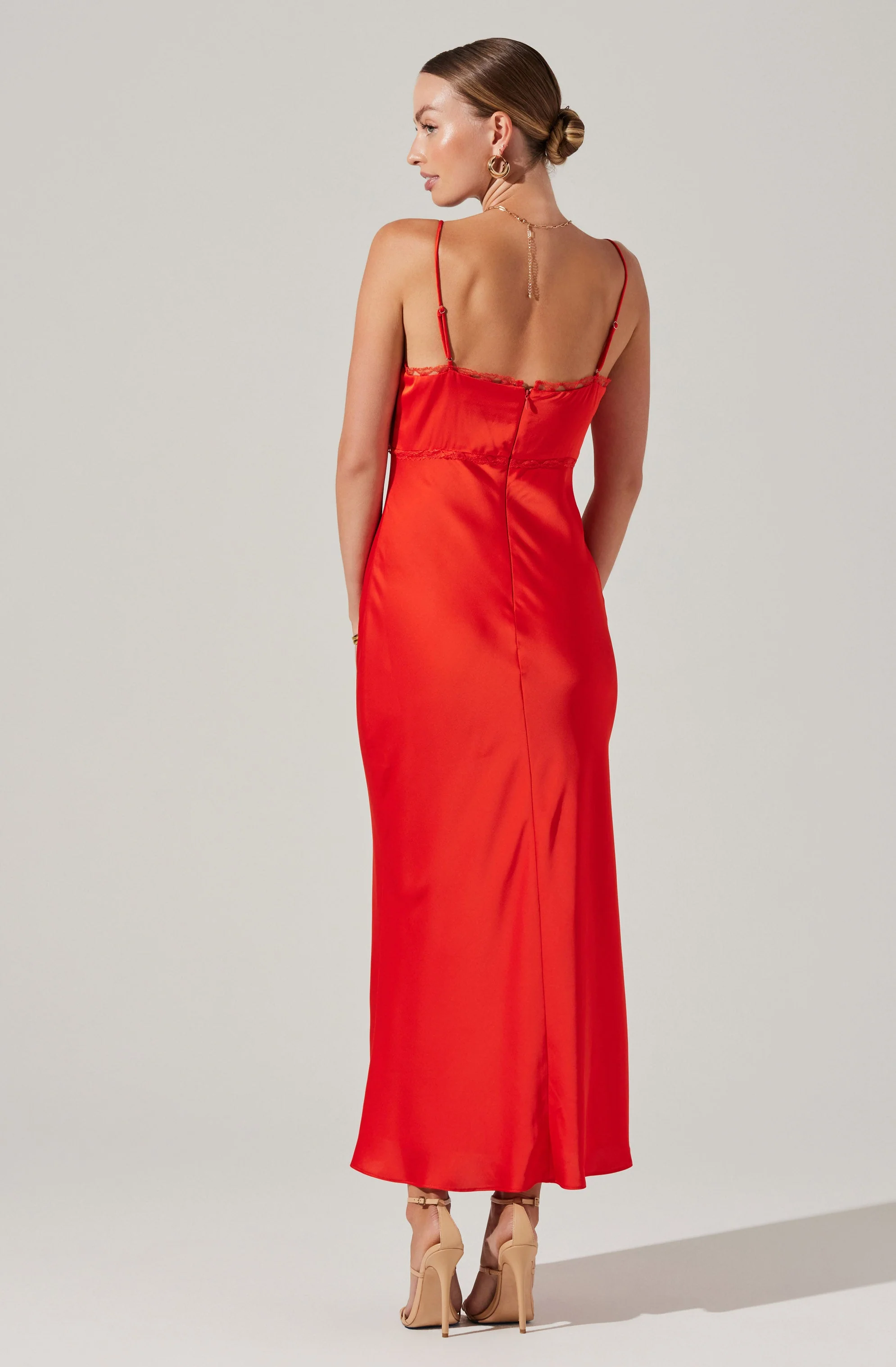 Florianne Satin Maxi Dress