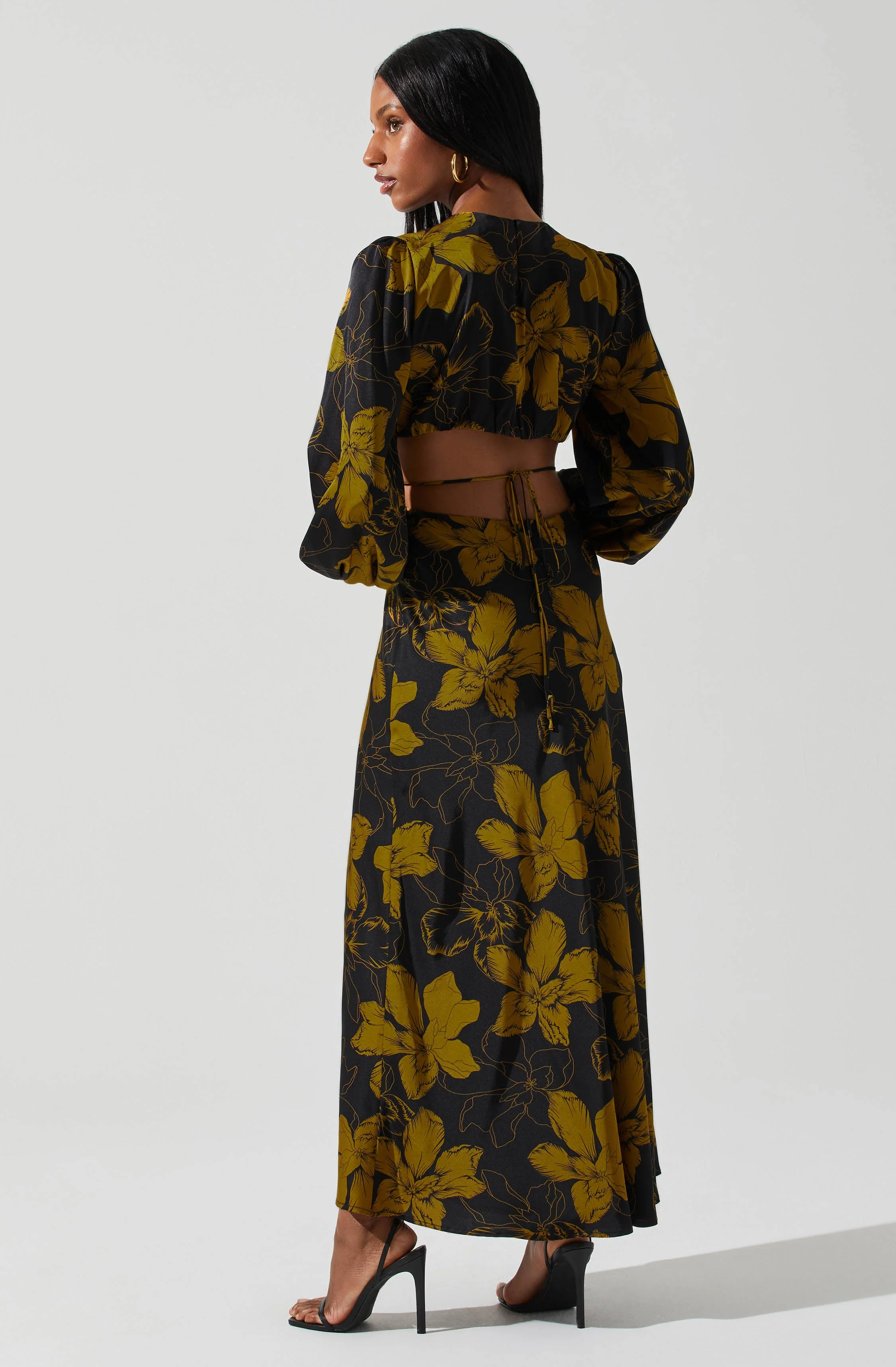 Quinn Floral Cutout Maxi Dress